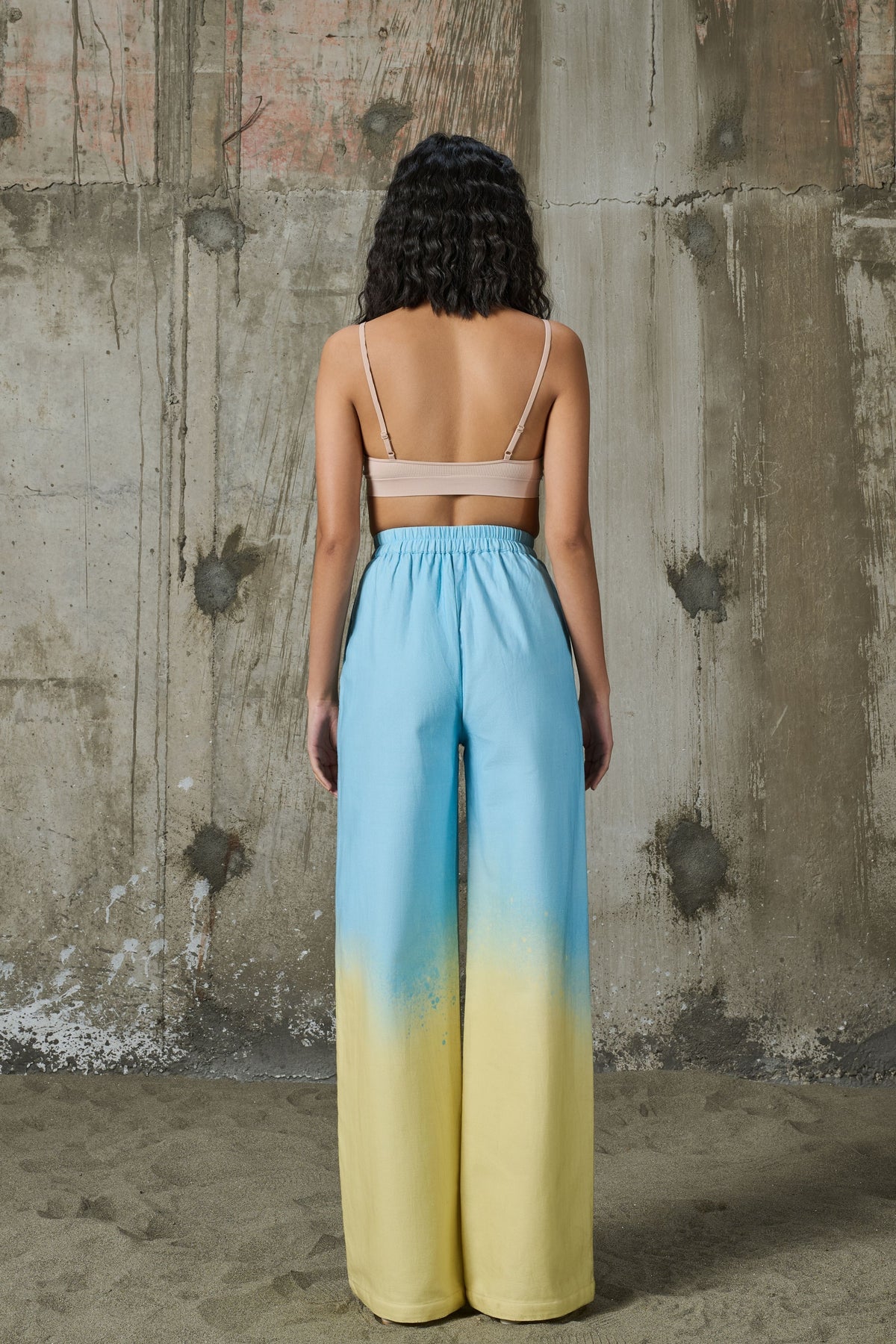 Soft Horizon Straight Trousers