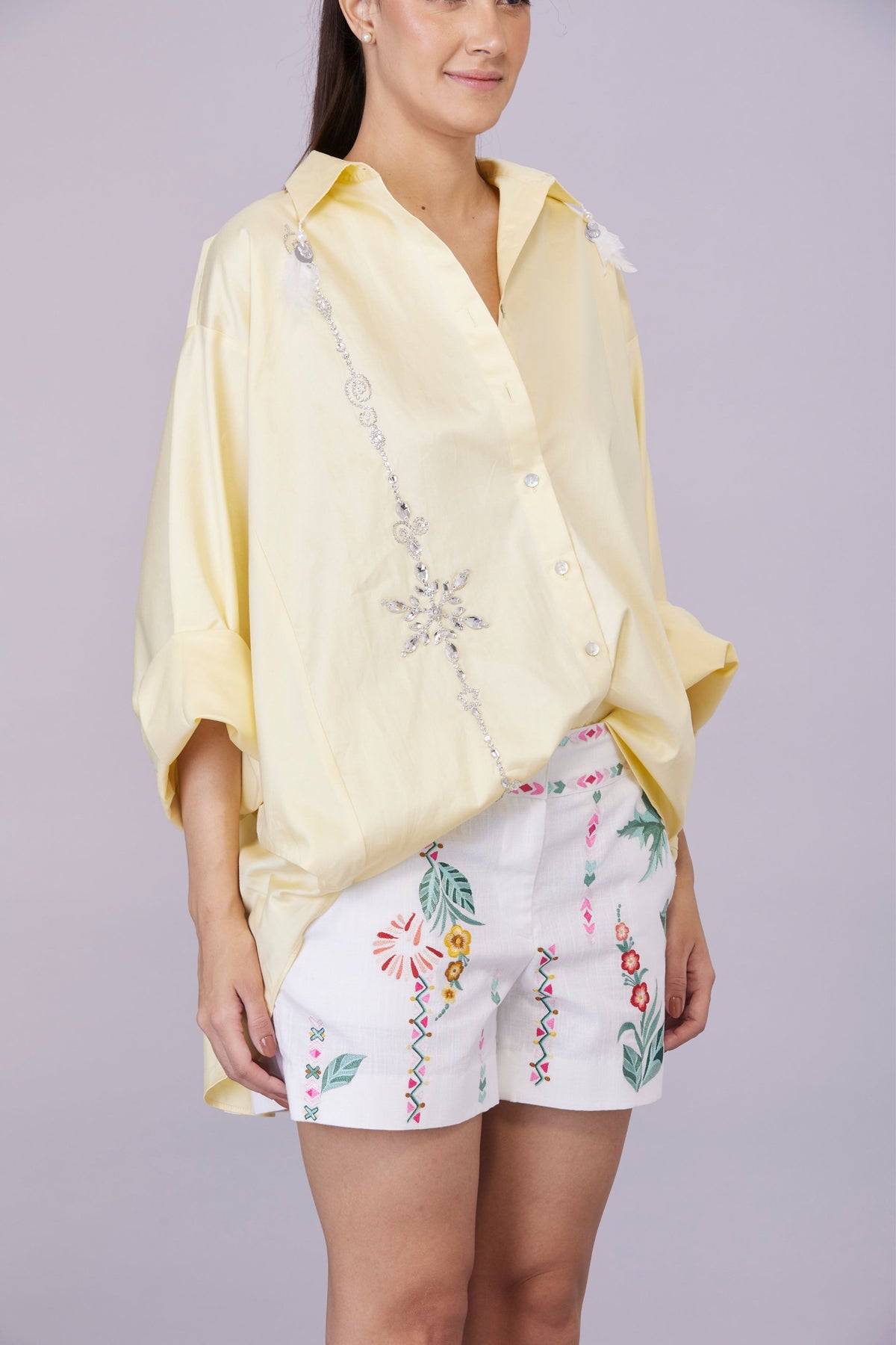 Light Lemon Batwing Shirt