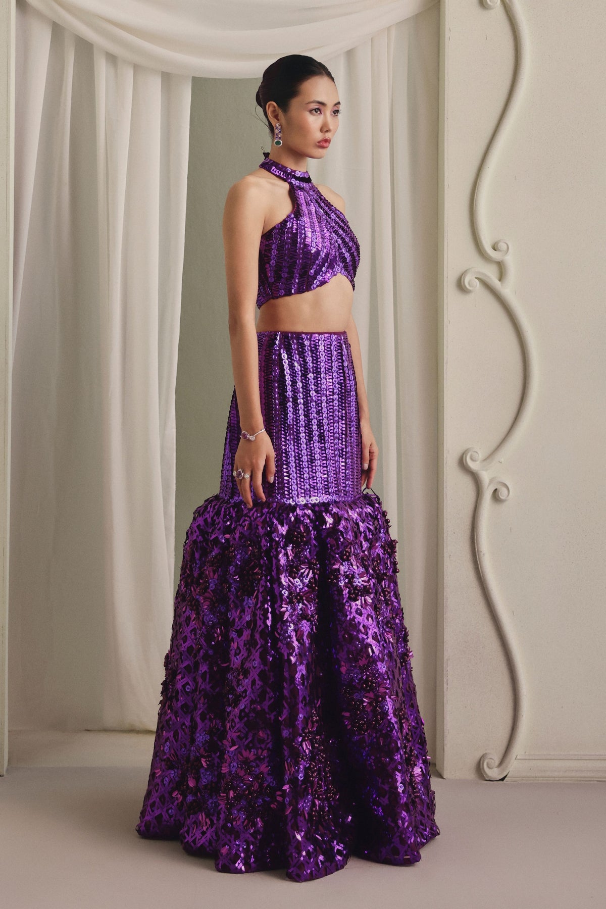 Violet Lehenga