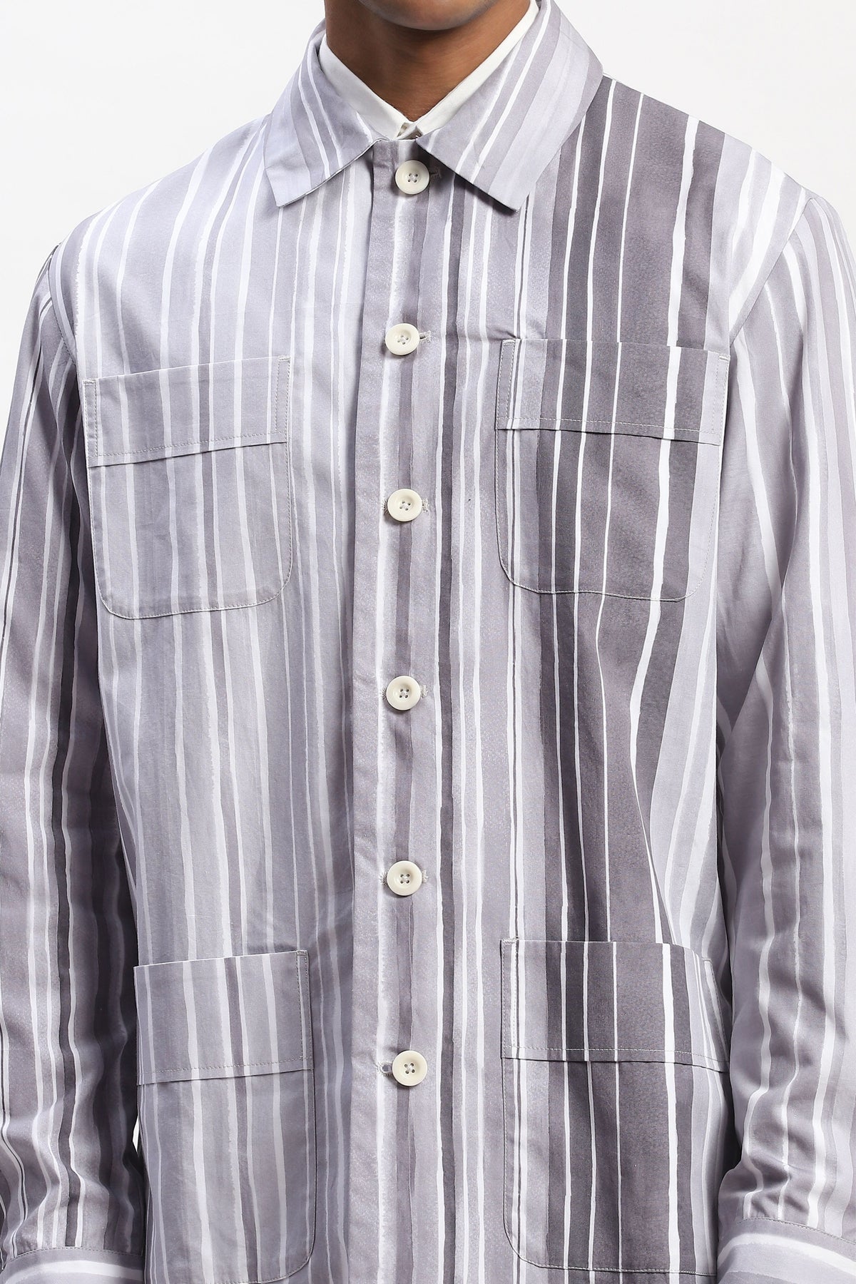 Watercolour Stripes Jacket