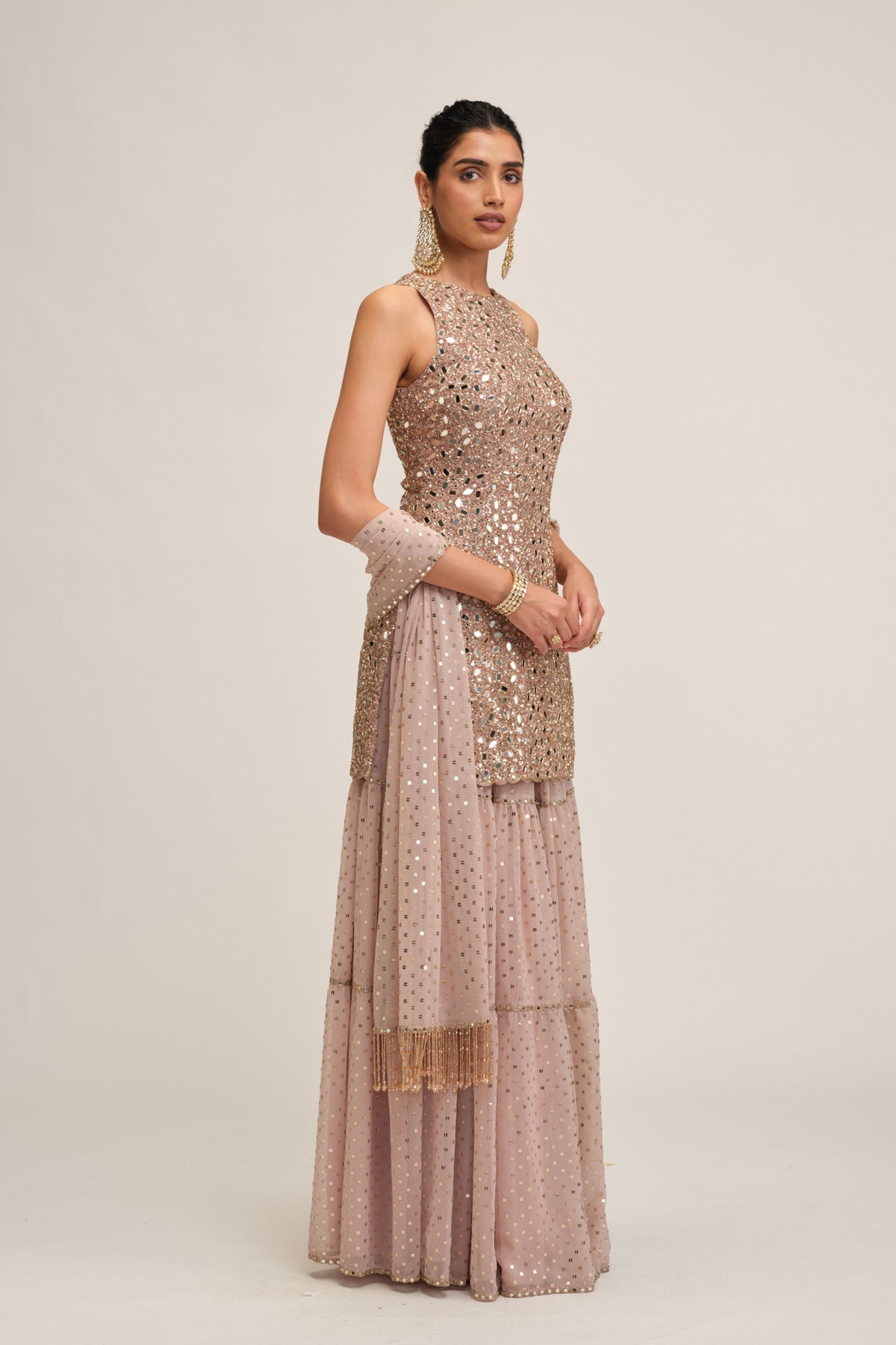Ash Sharara Set