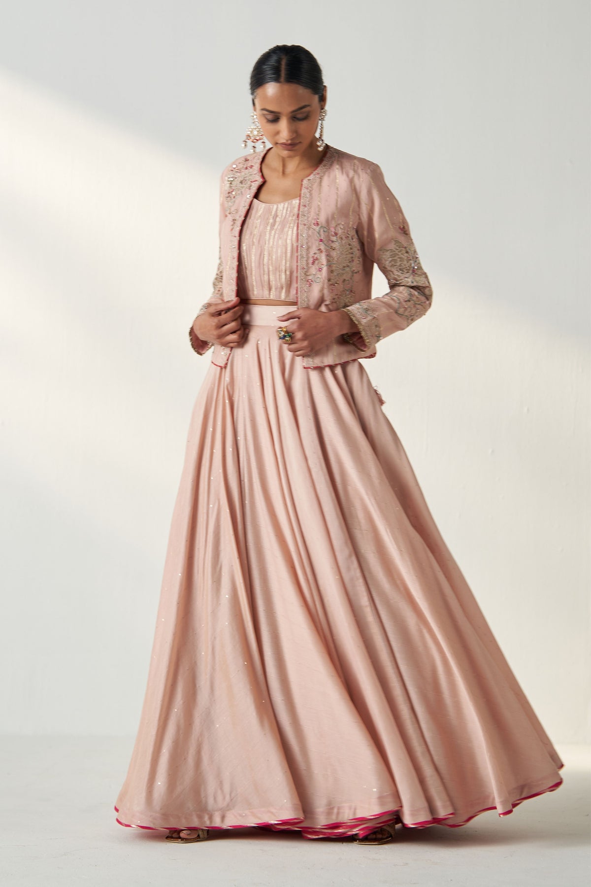 Radha Blush Pink Lehenga Set