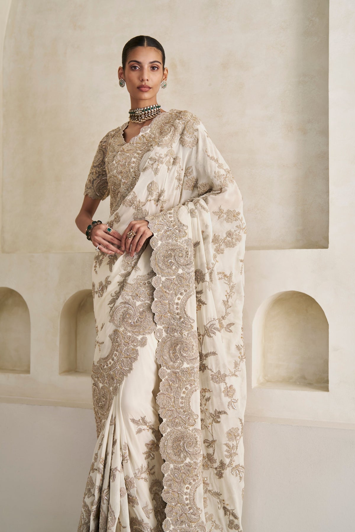 Eternal Gleam Saree Set