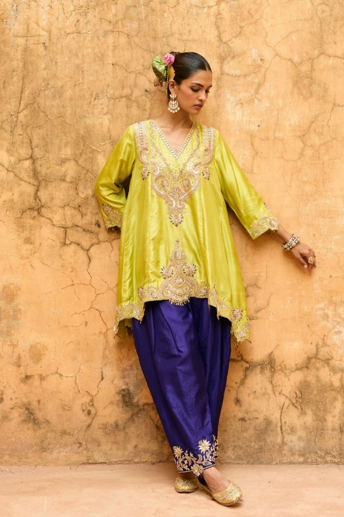 Kaira Green Suit Set