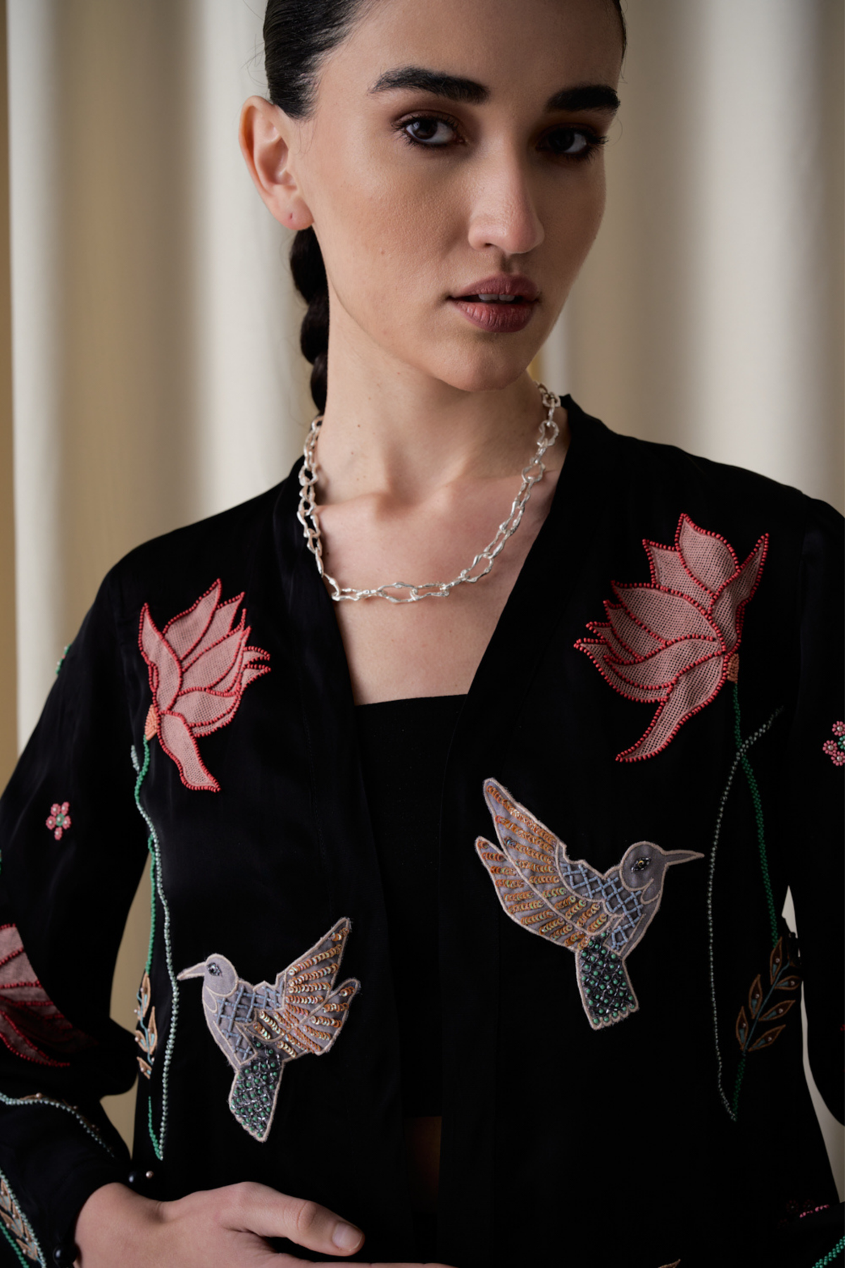 Wildflower Black Jacket