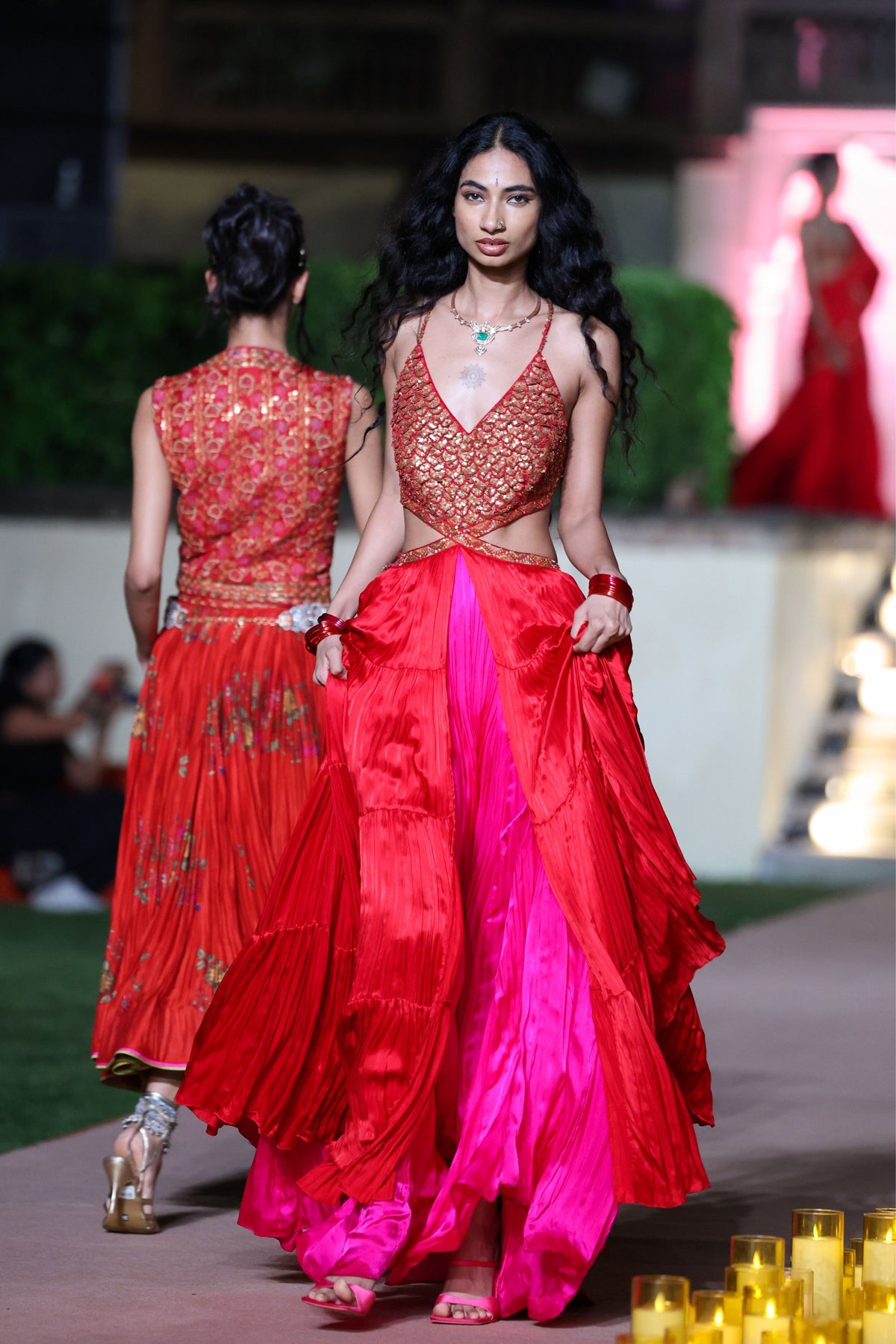 The Surkh Laal Ghagri Maxi