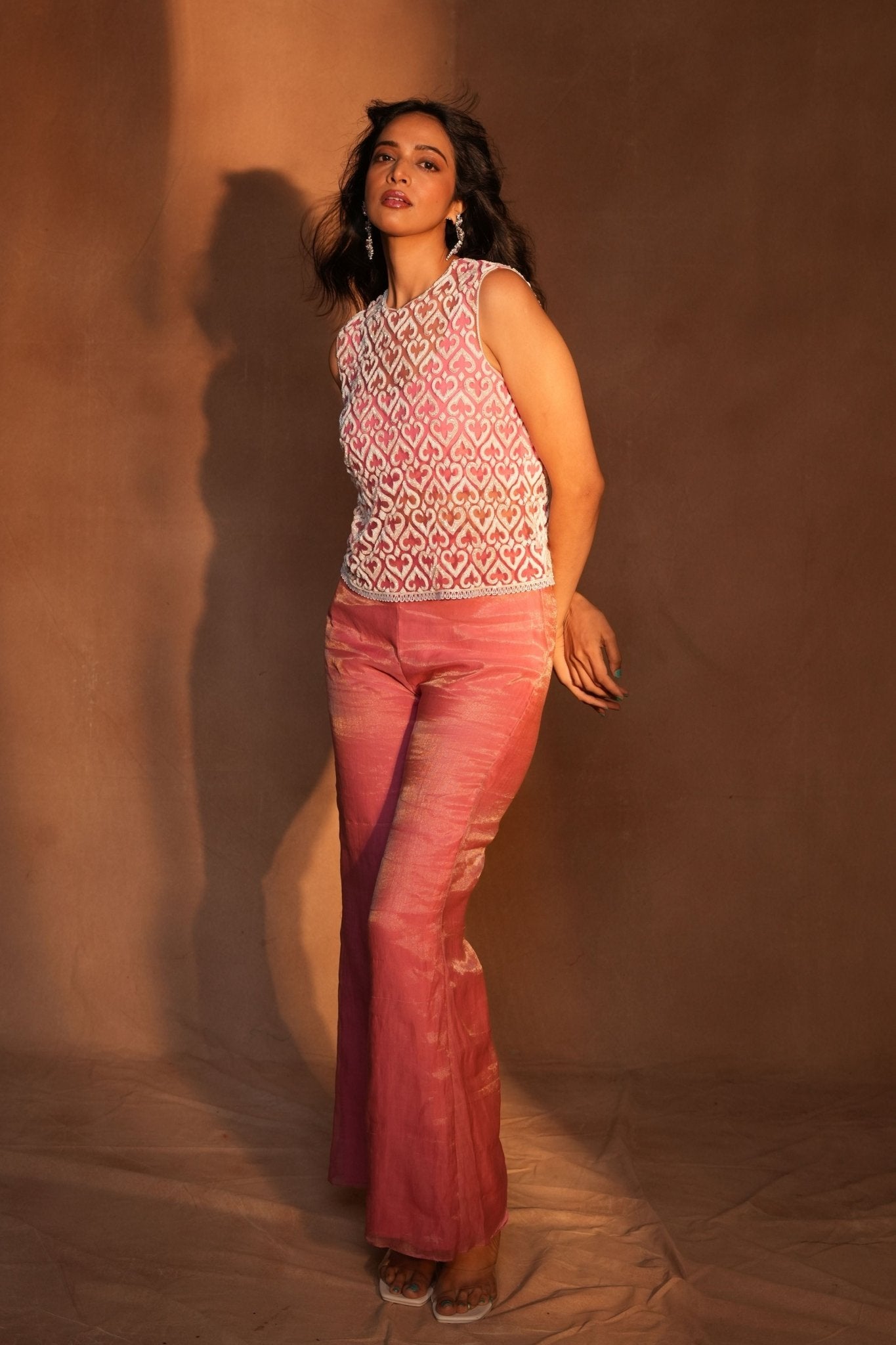 Pink Co - ord Set - Ashutosh Joshi - Elahe