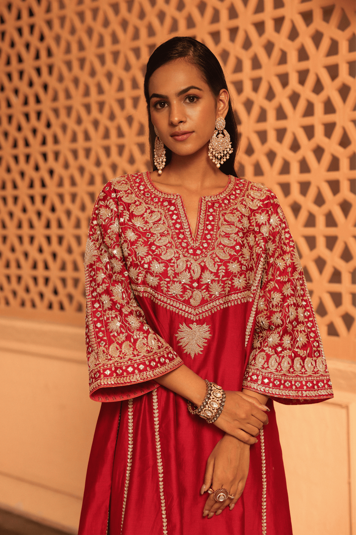 Aiman Short Chauga With Salwar