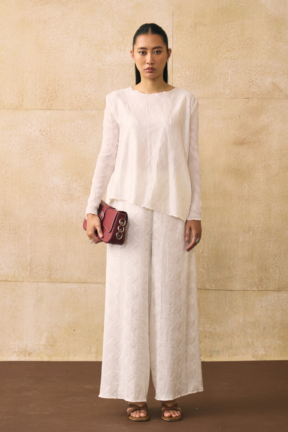 White Elina Co-ord Set