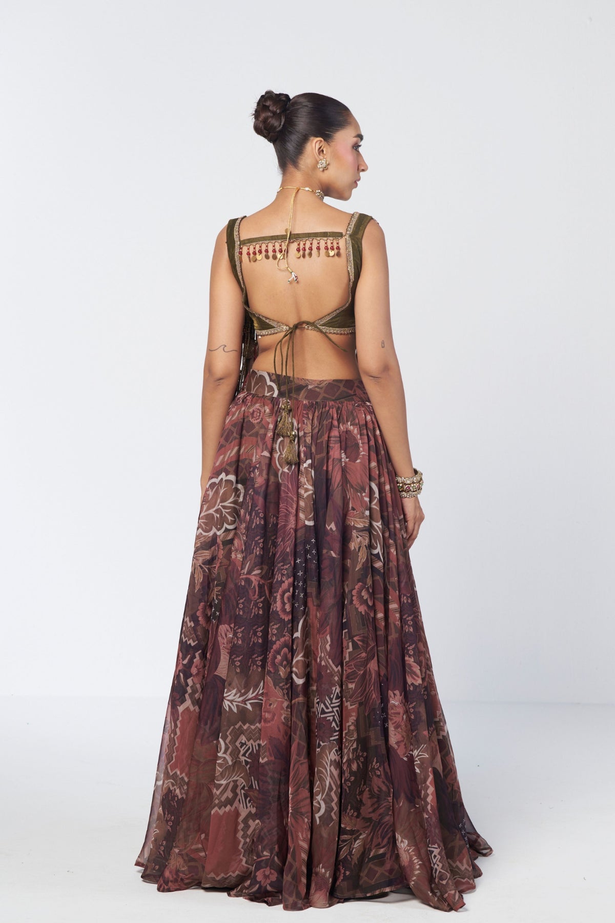 Mocha Charm Lehenga Set