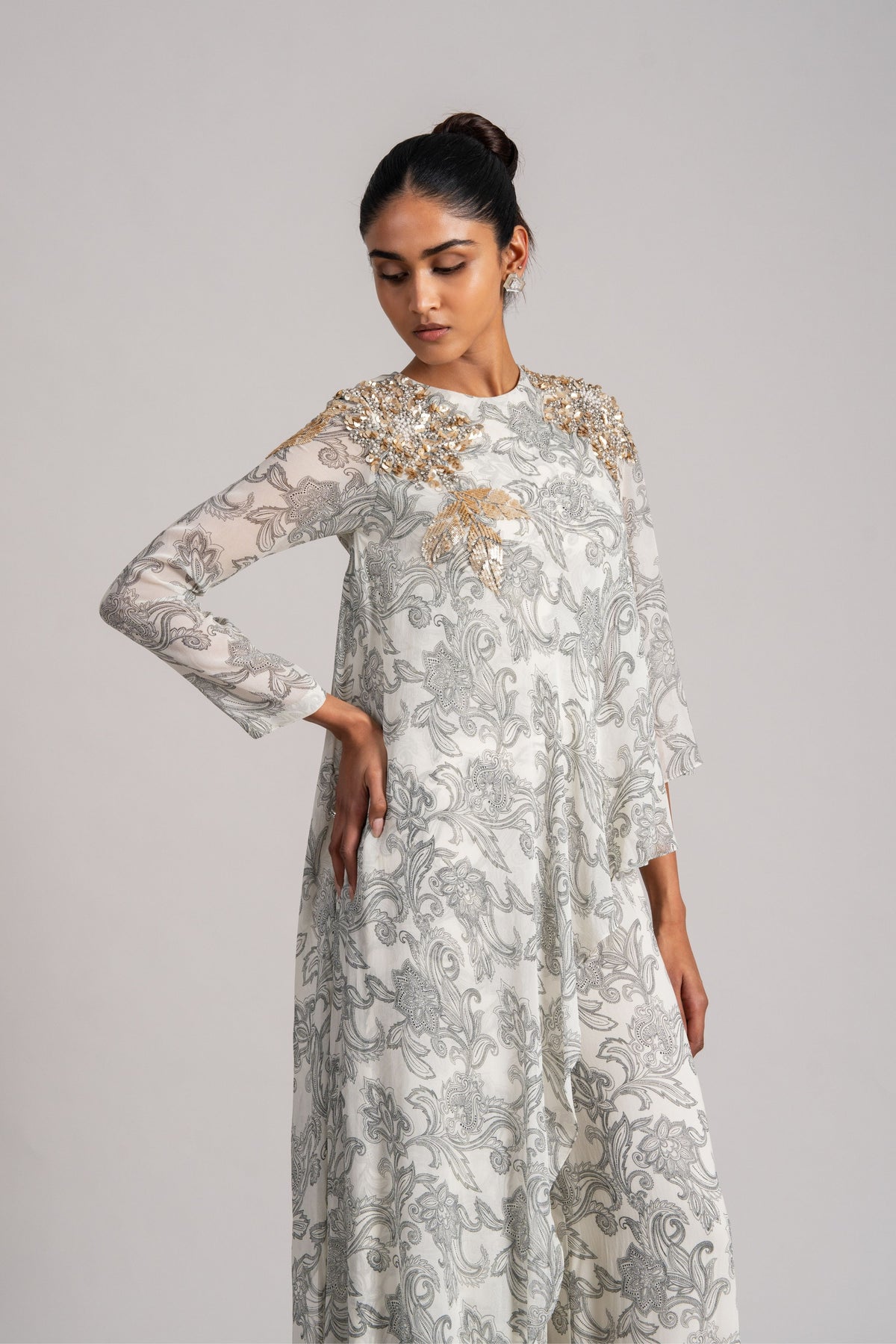 Cosmic Katnis Cape Style Jumpsuit
