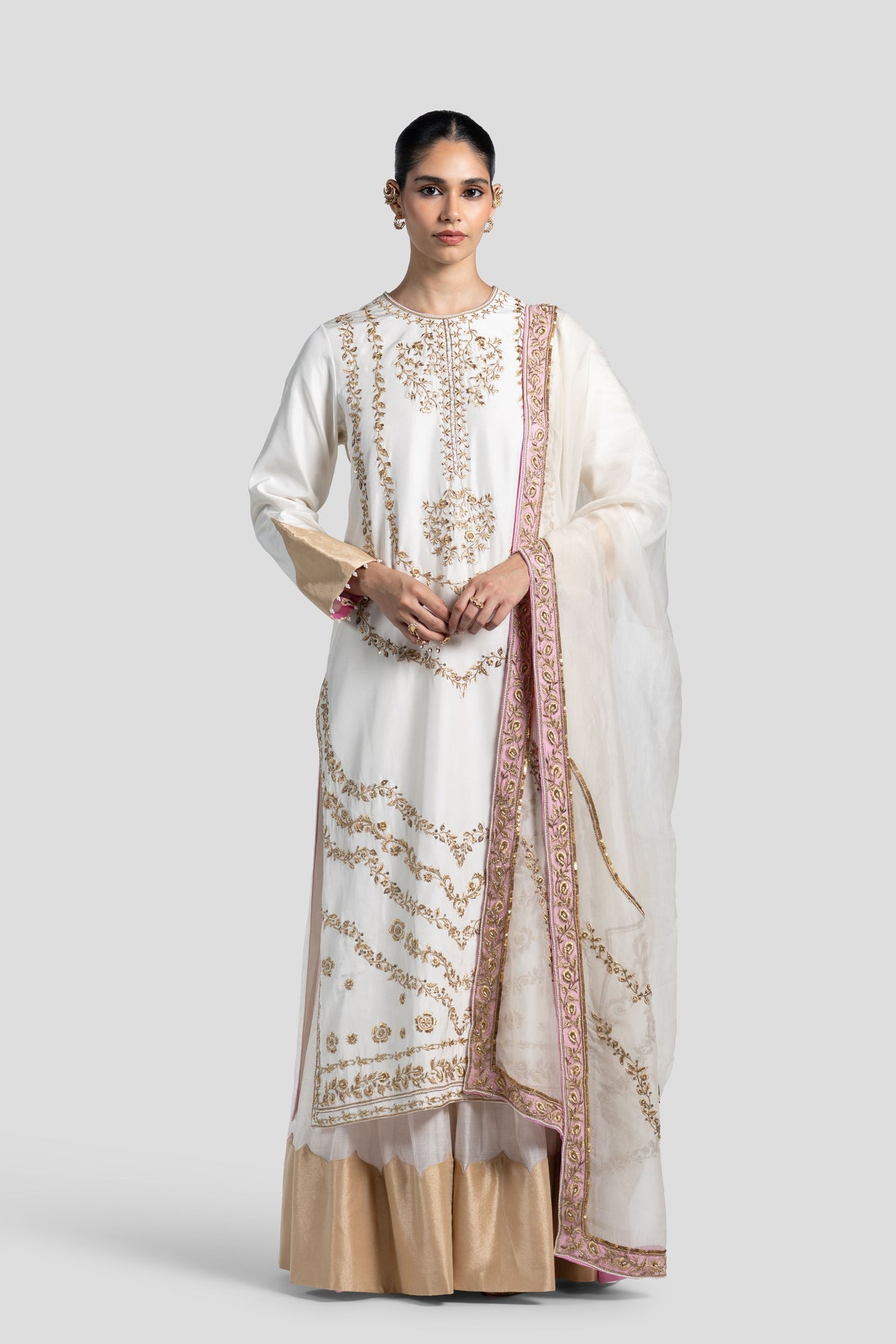Gulabi Sheer Odhni