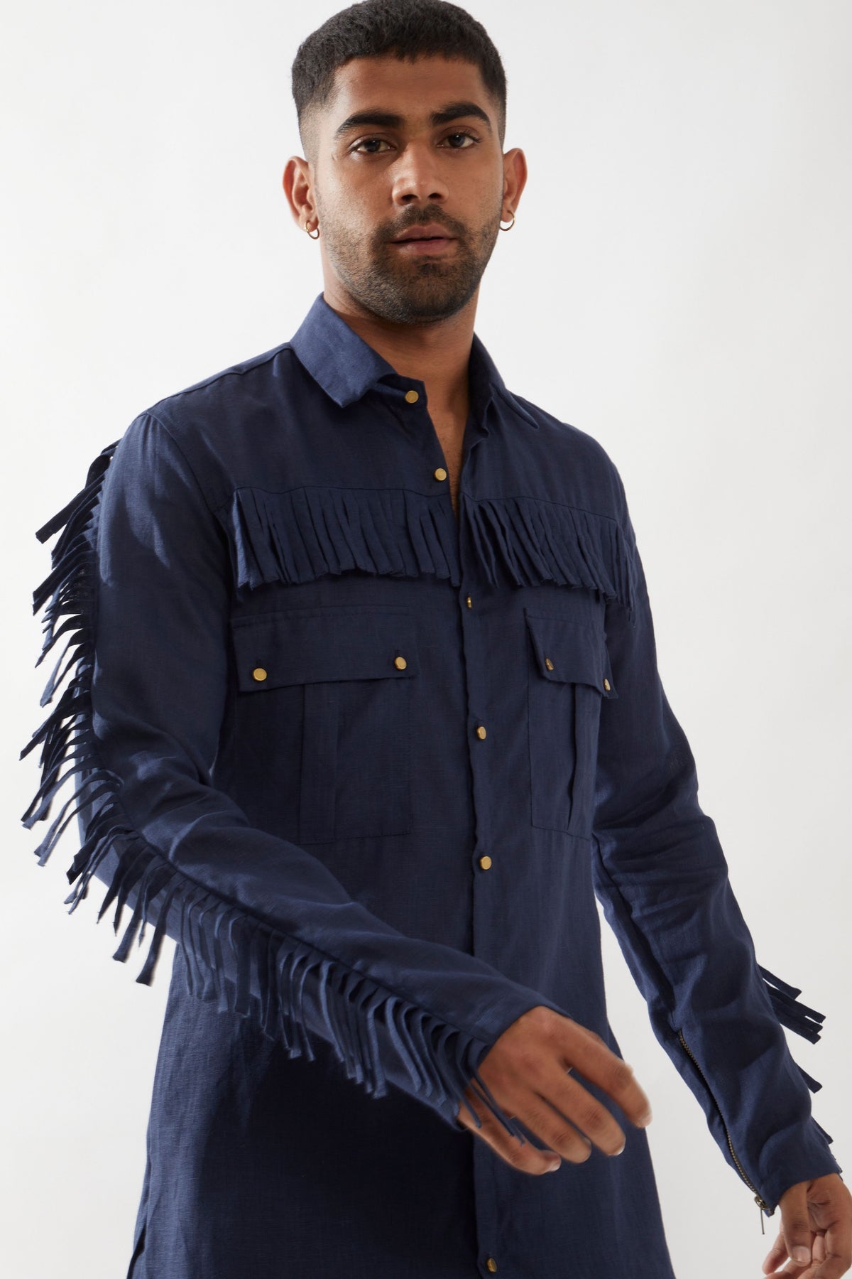 Eros Navy Kurta
