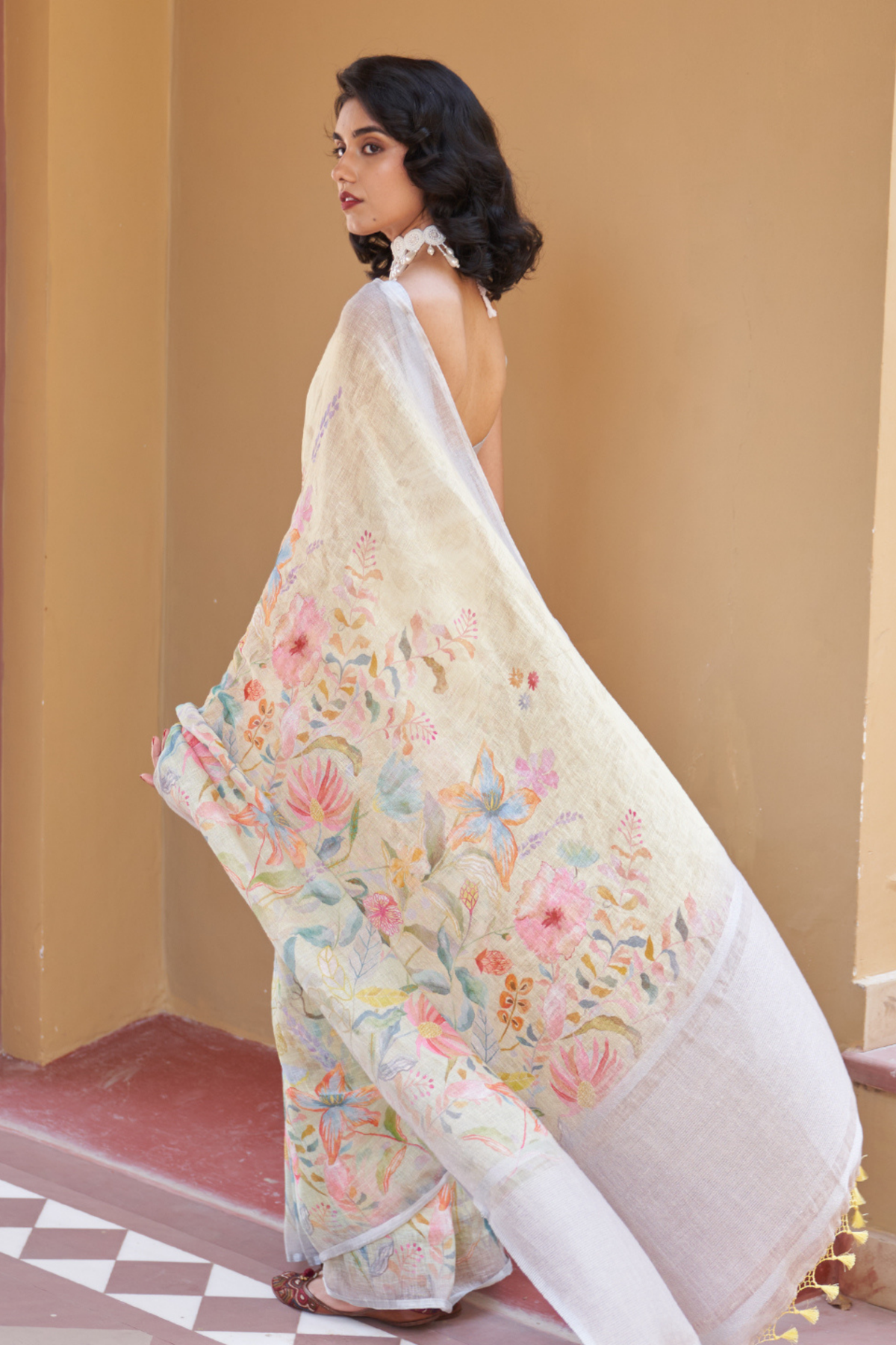 Jaya Yellow Saree