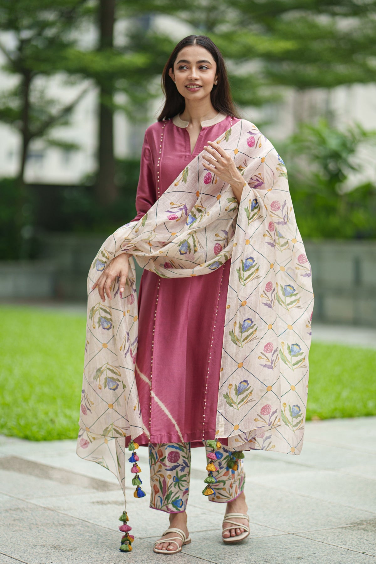 Anastasia Pink Kurta With Pants