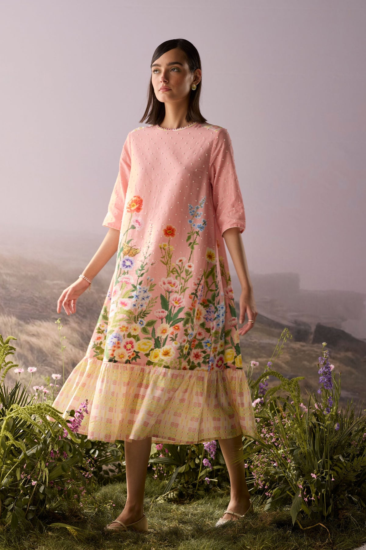 Rose Floral Dress