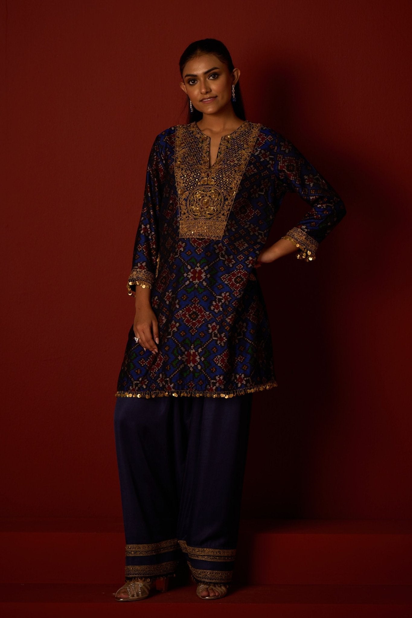 Tulle Aari Mirror Dupatta - Twenty Nine - Elahe