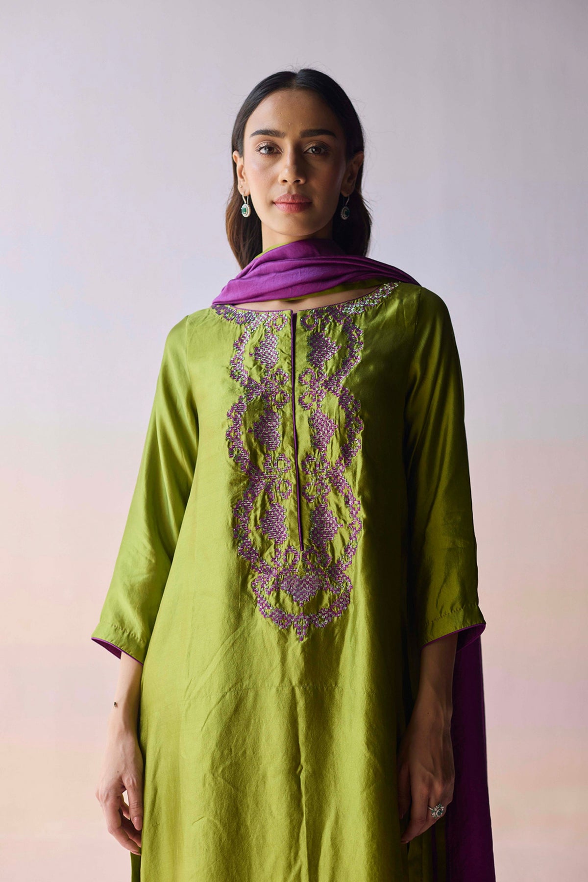 Riverstone Green Kurta and Pants