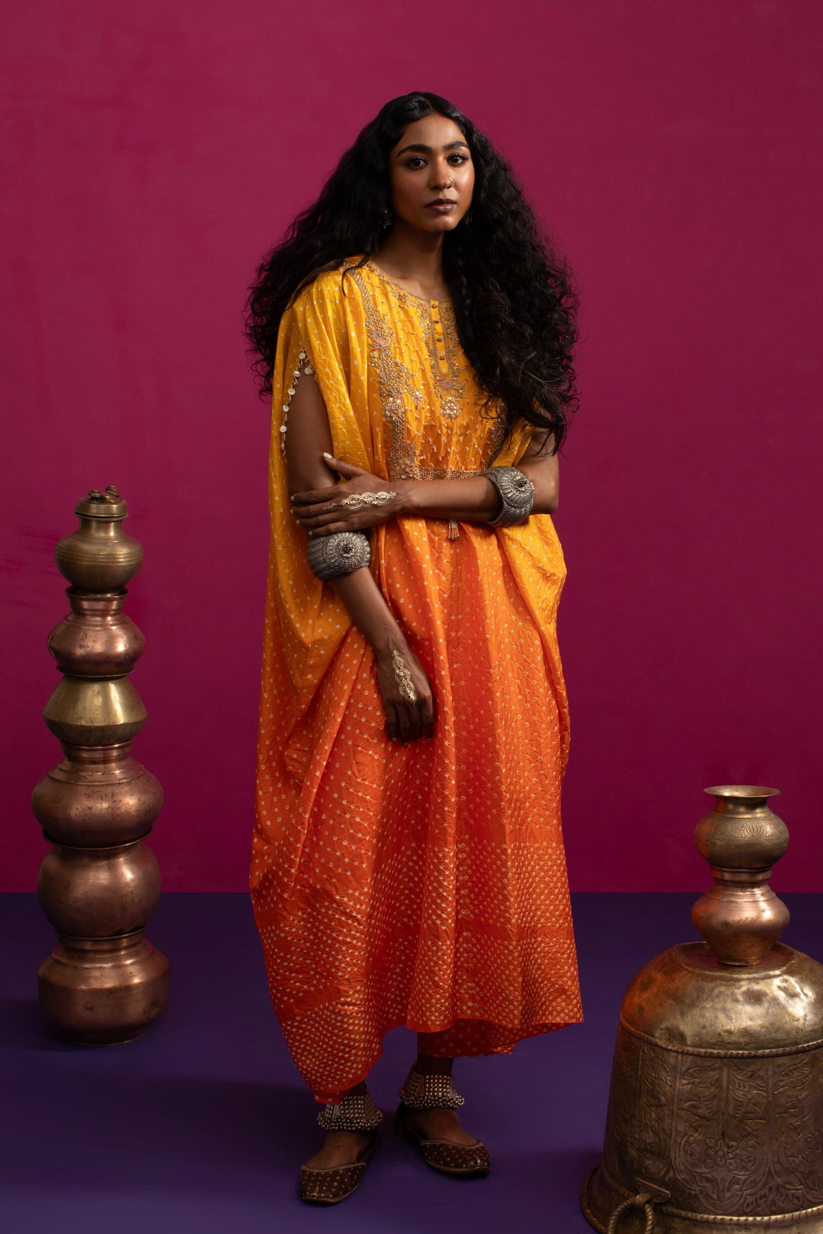 Mangalya Ombre Kaftan Set