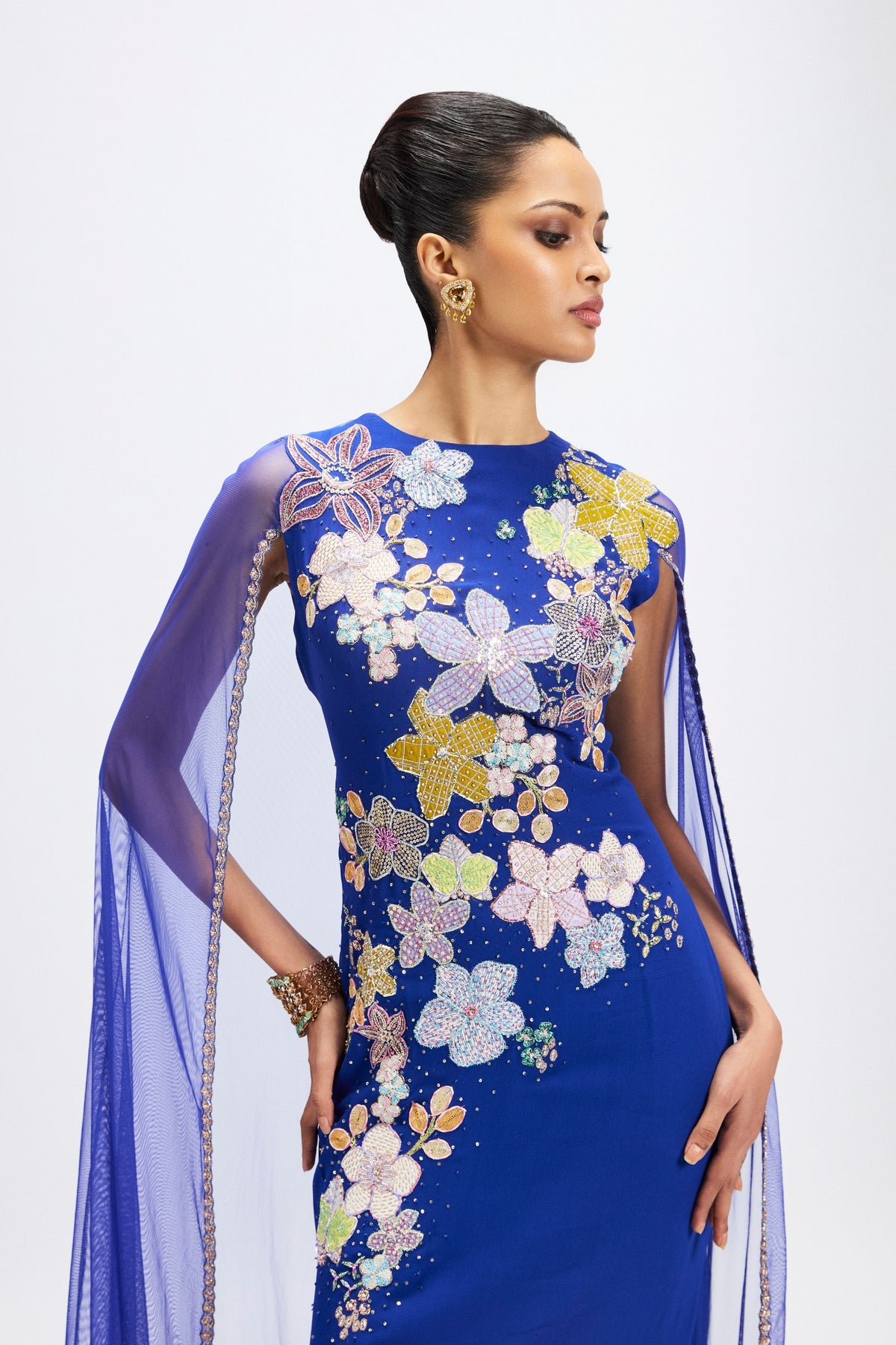 Mandevilla Georgette Gown