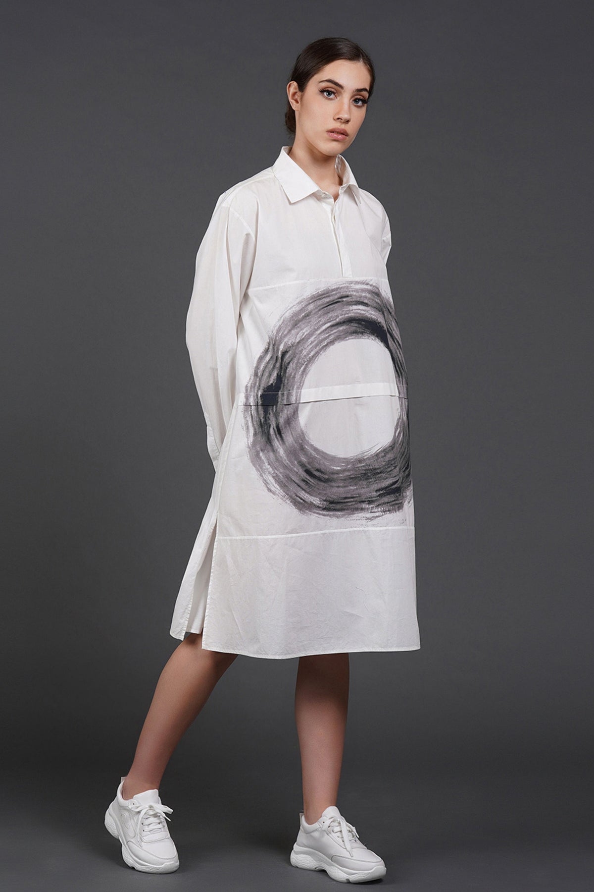 Offwhite Long Loose Fit Shirt