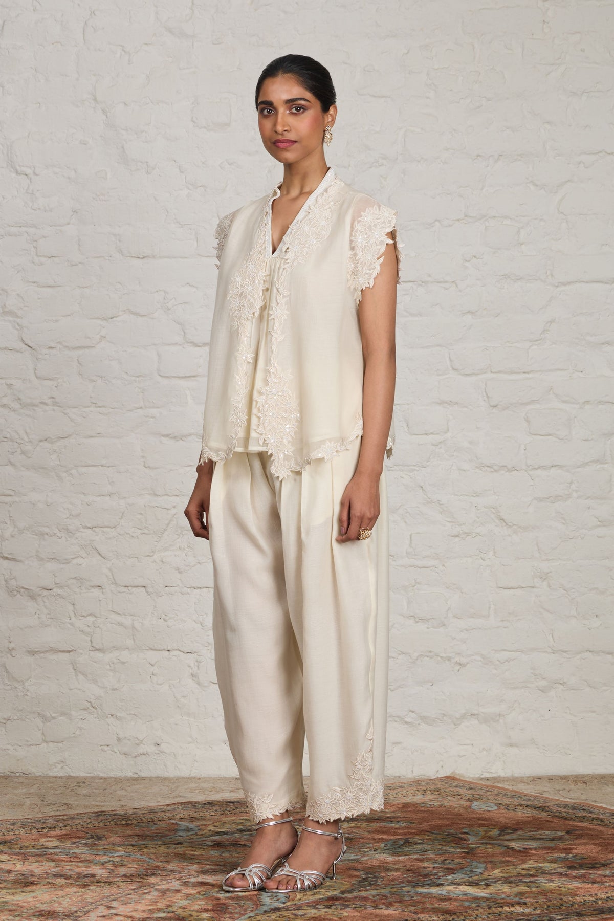 Isabell Ivory Jacket Set