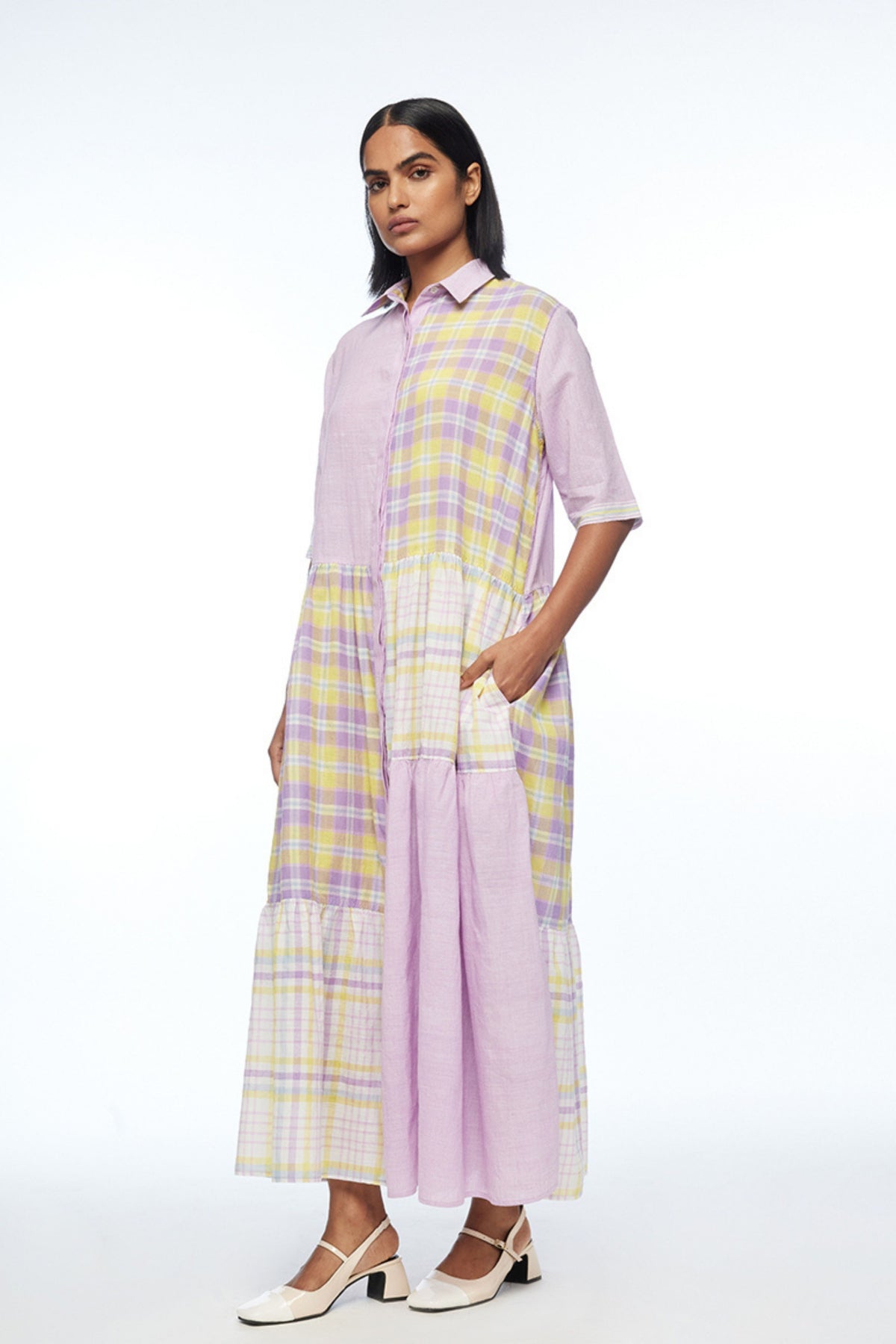 Setigera Check Dress