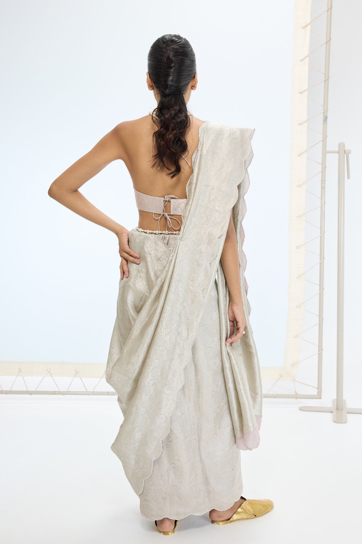 The Jenna Saree in Mauve