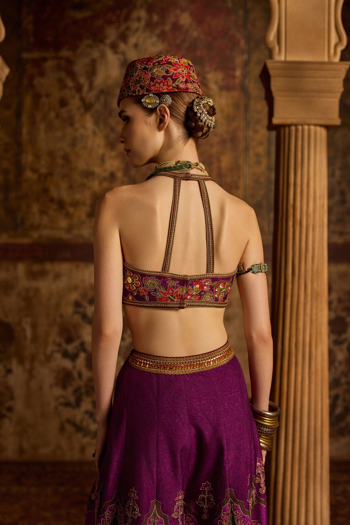 Arika Violet Sharara Set