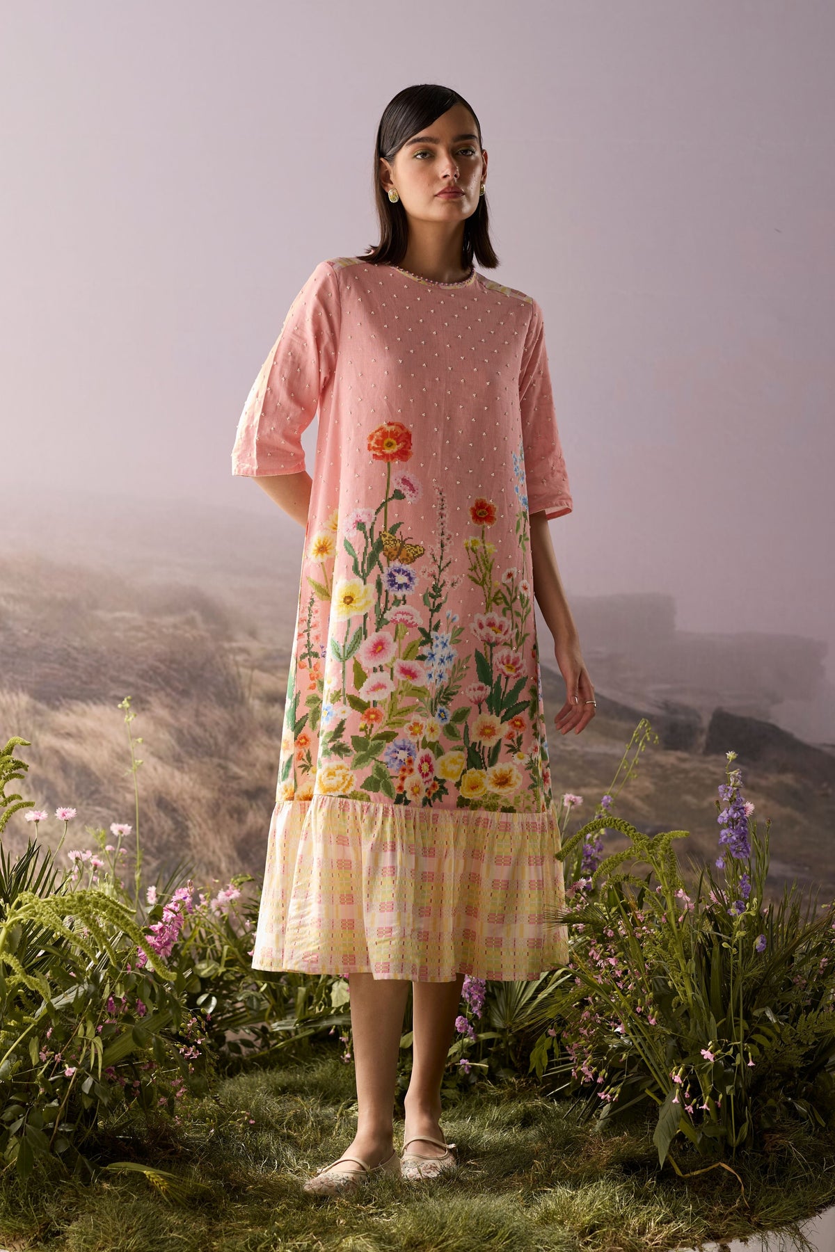 Rose Floral Dress