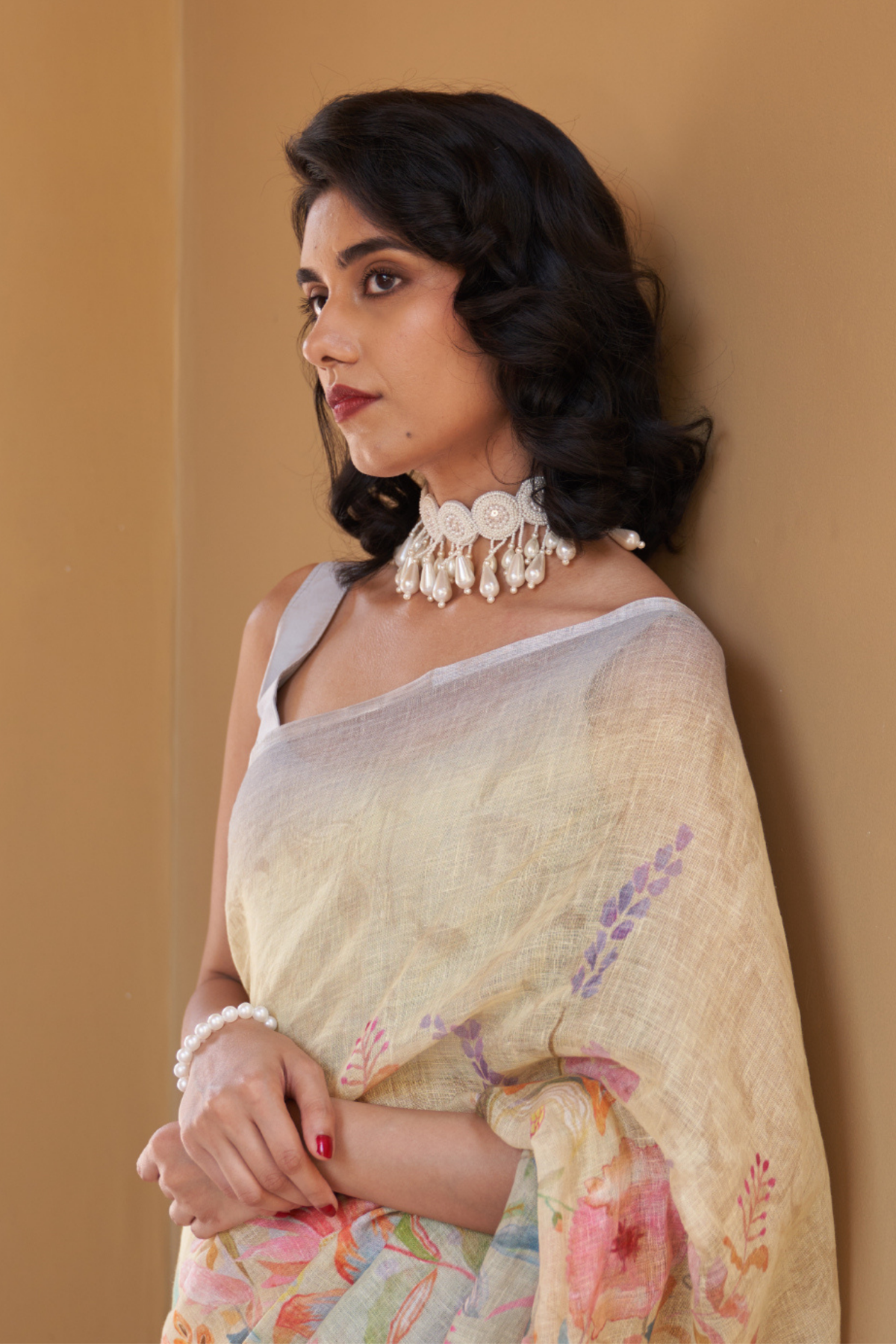 Jaya Yellow Saree