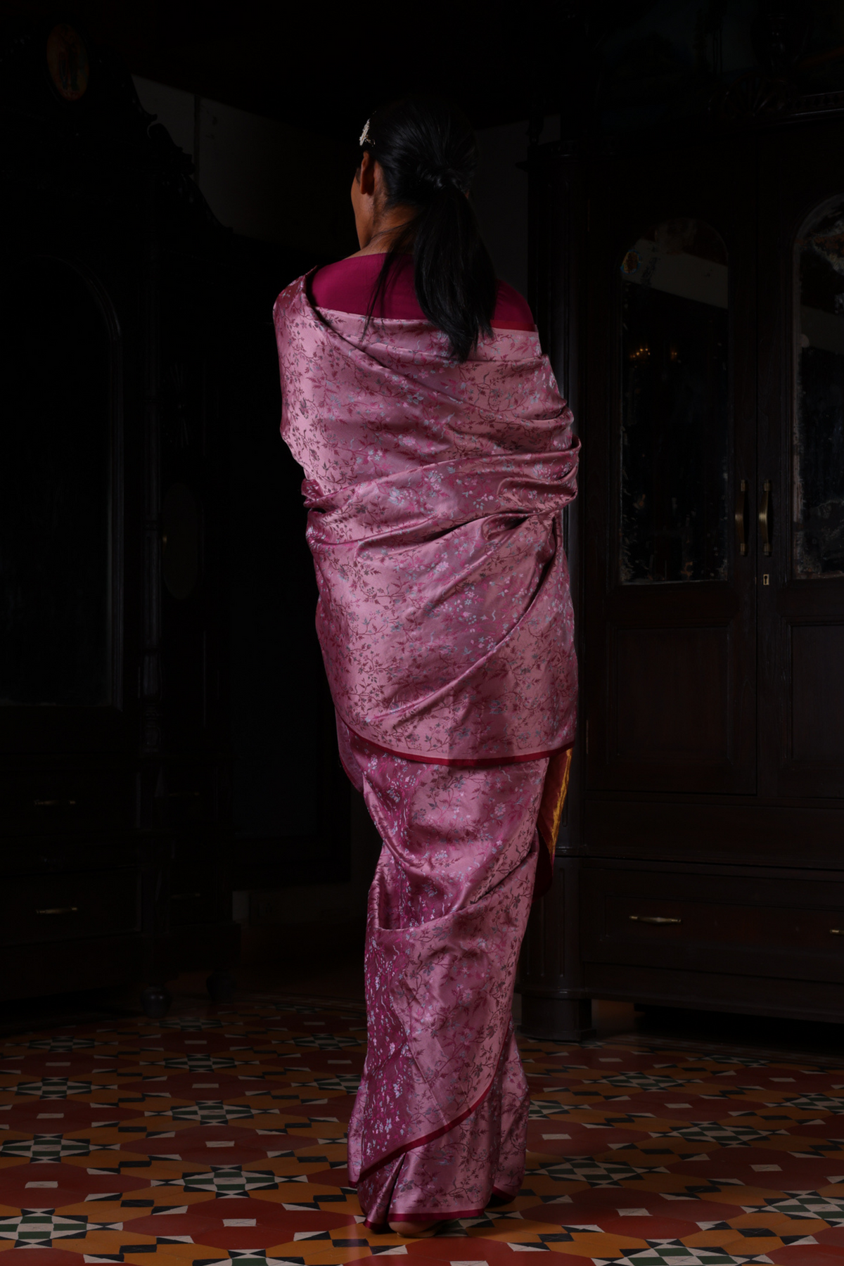 Pushpavali Tanchoi Benarasi Handloom Sari