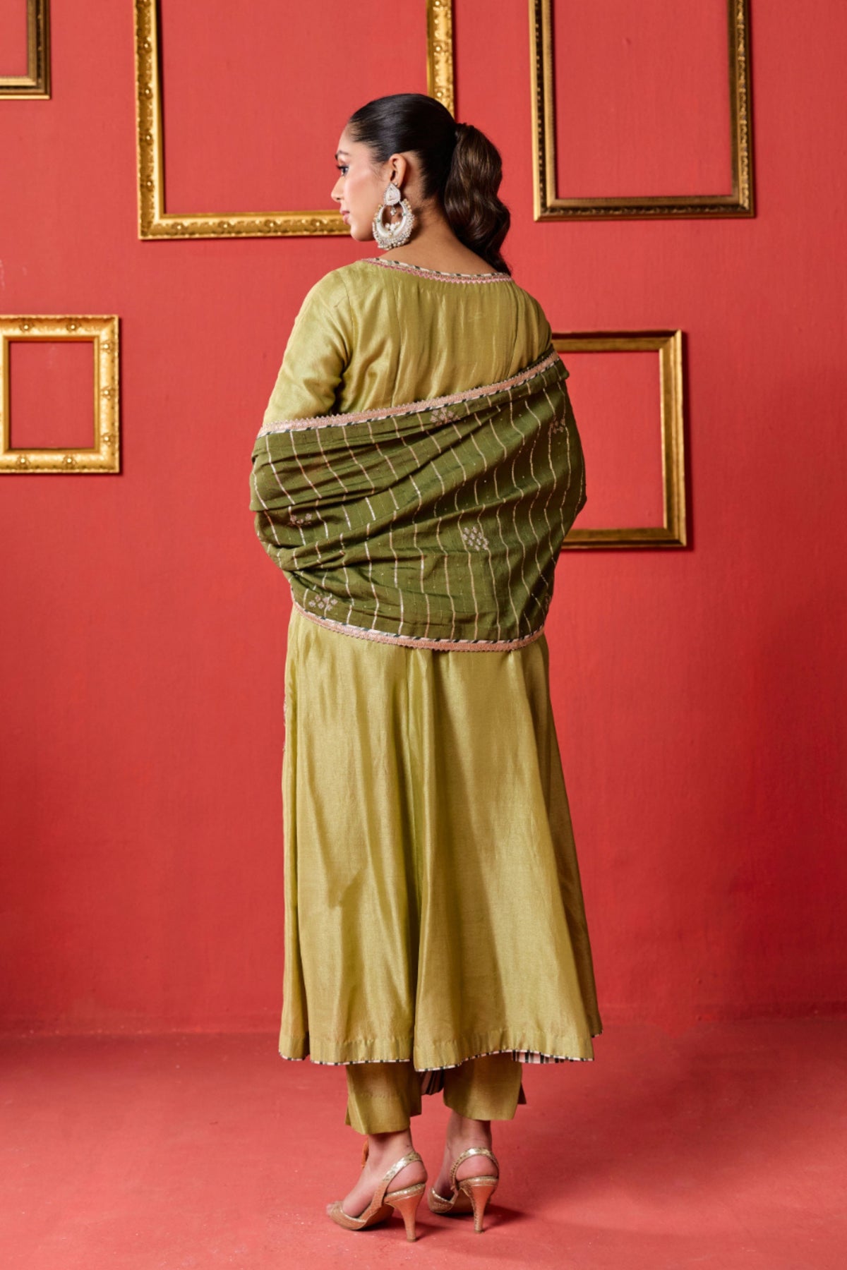 Anika Green Kurta Set