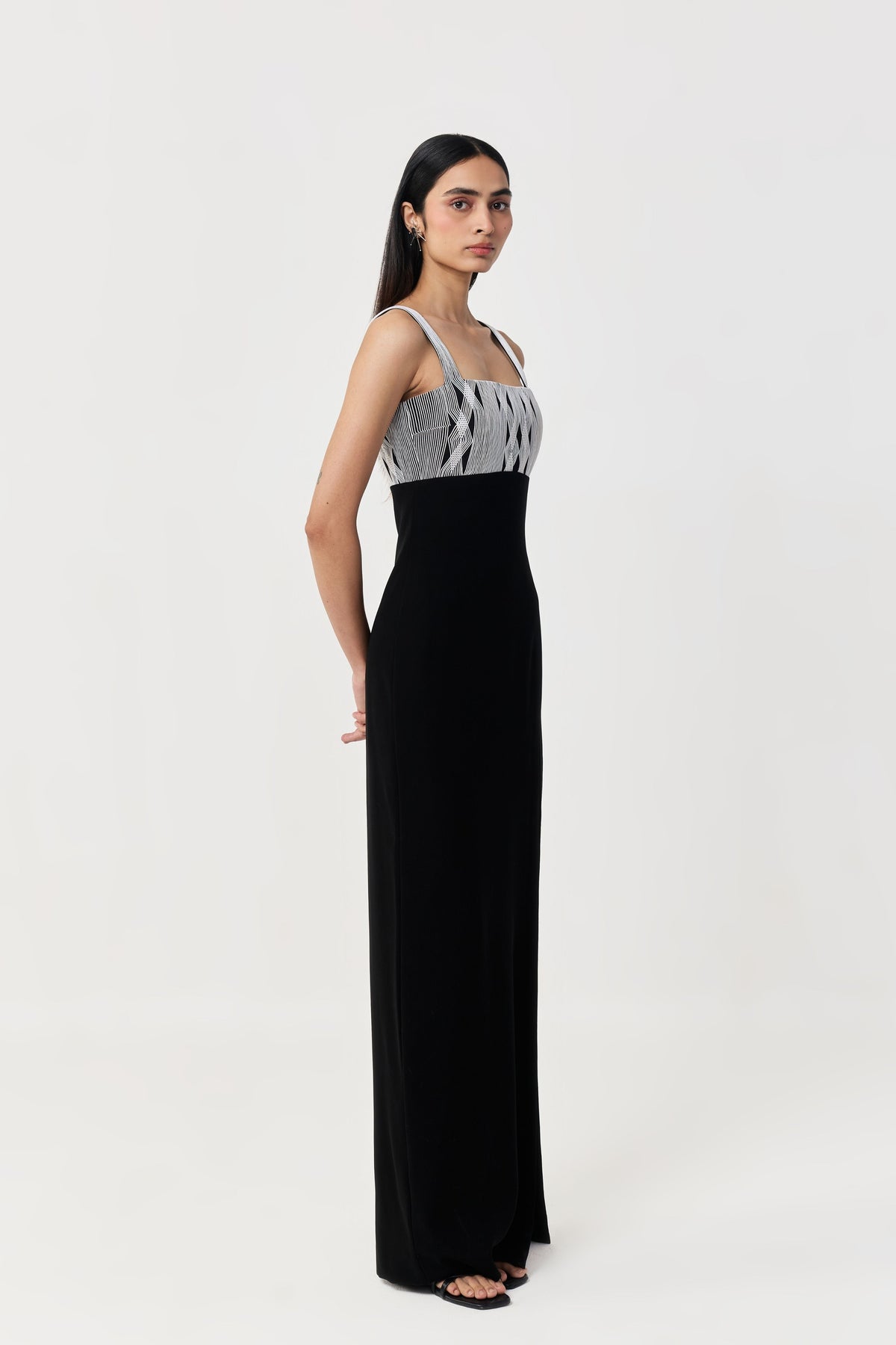 Entwined Corded Yoke Dress