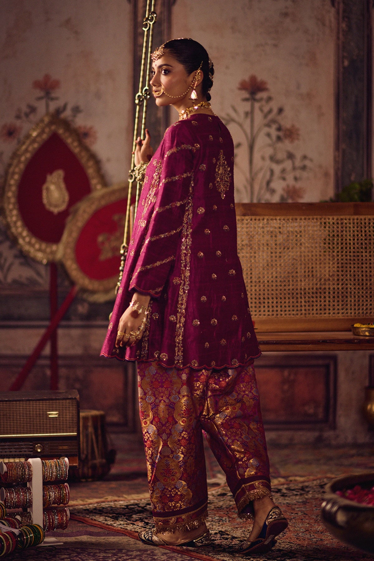 Rani Rang Kheem Kurta Salwar Set