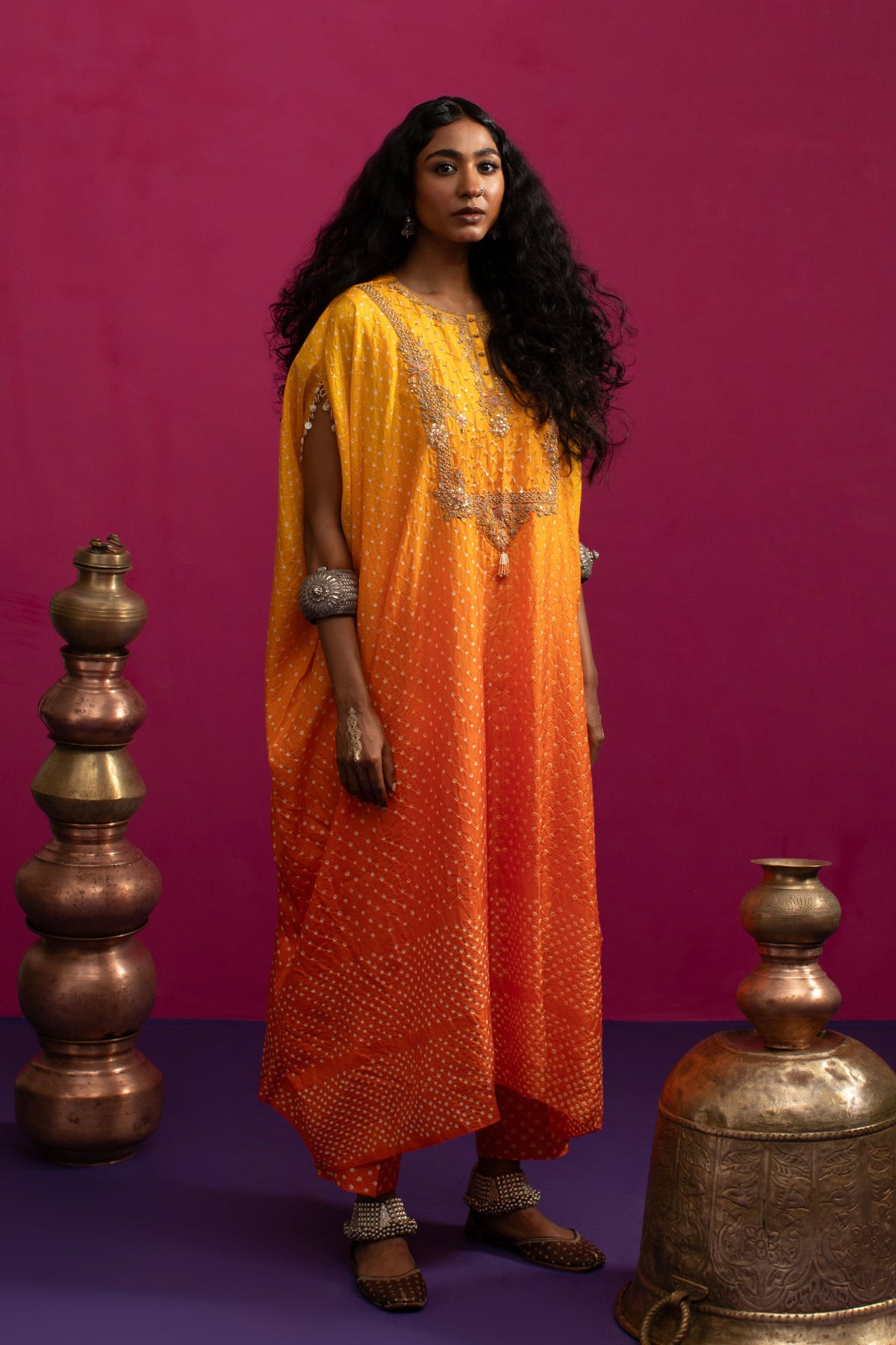 Mangalya Ombre Kaftan Set