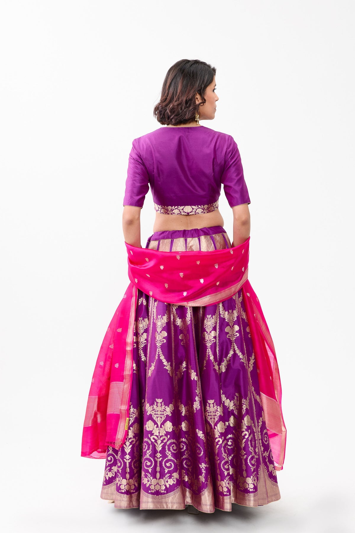 Purple Madhumita Lehenga Set