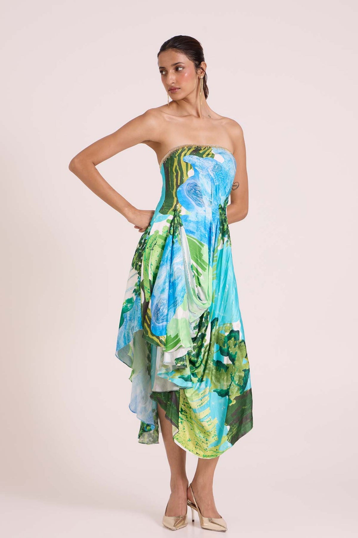 Nere Waterfall Dress