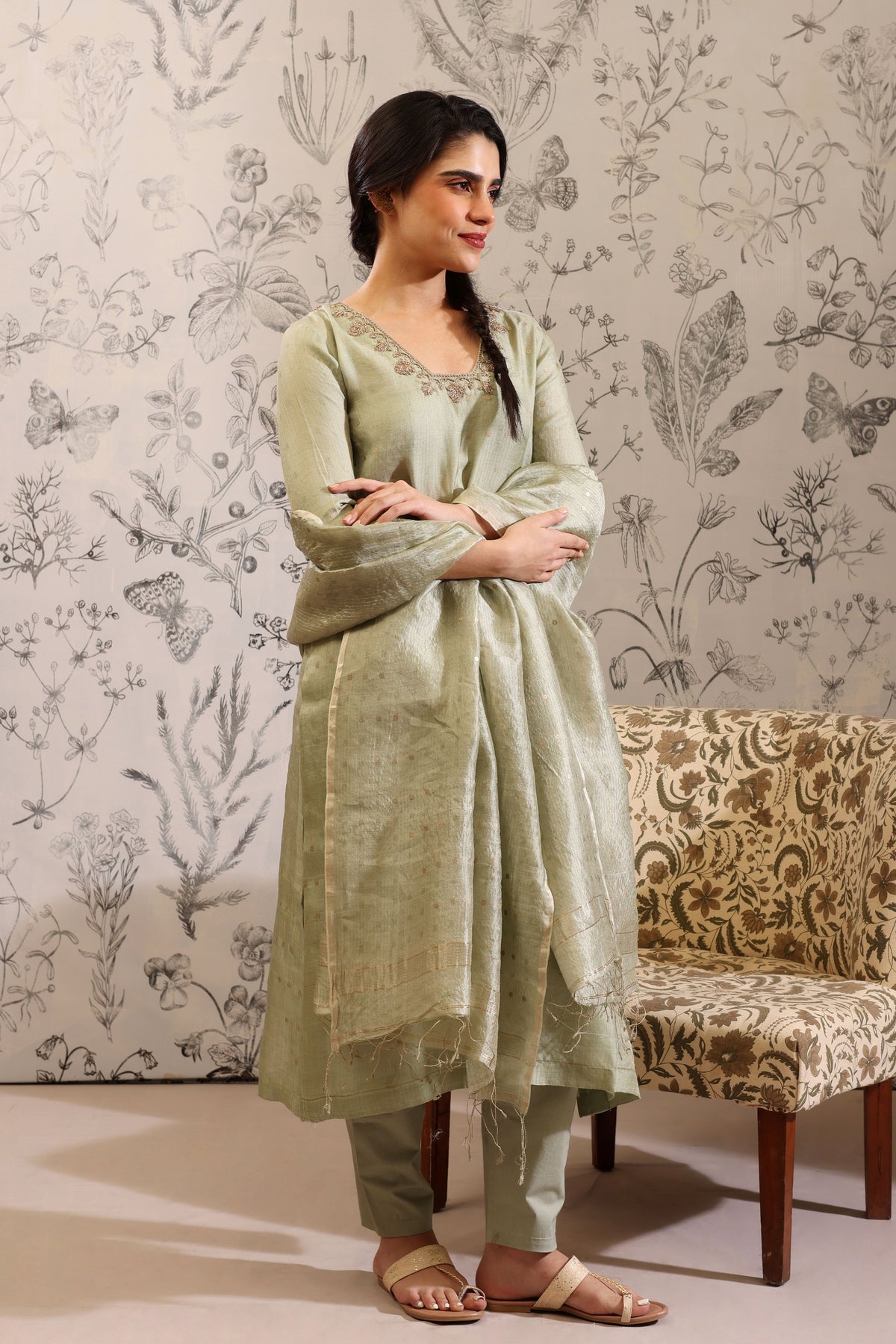 Padmini Green Kurta Set