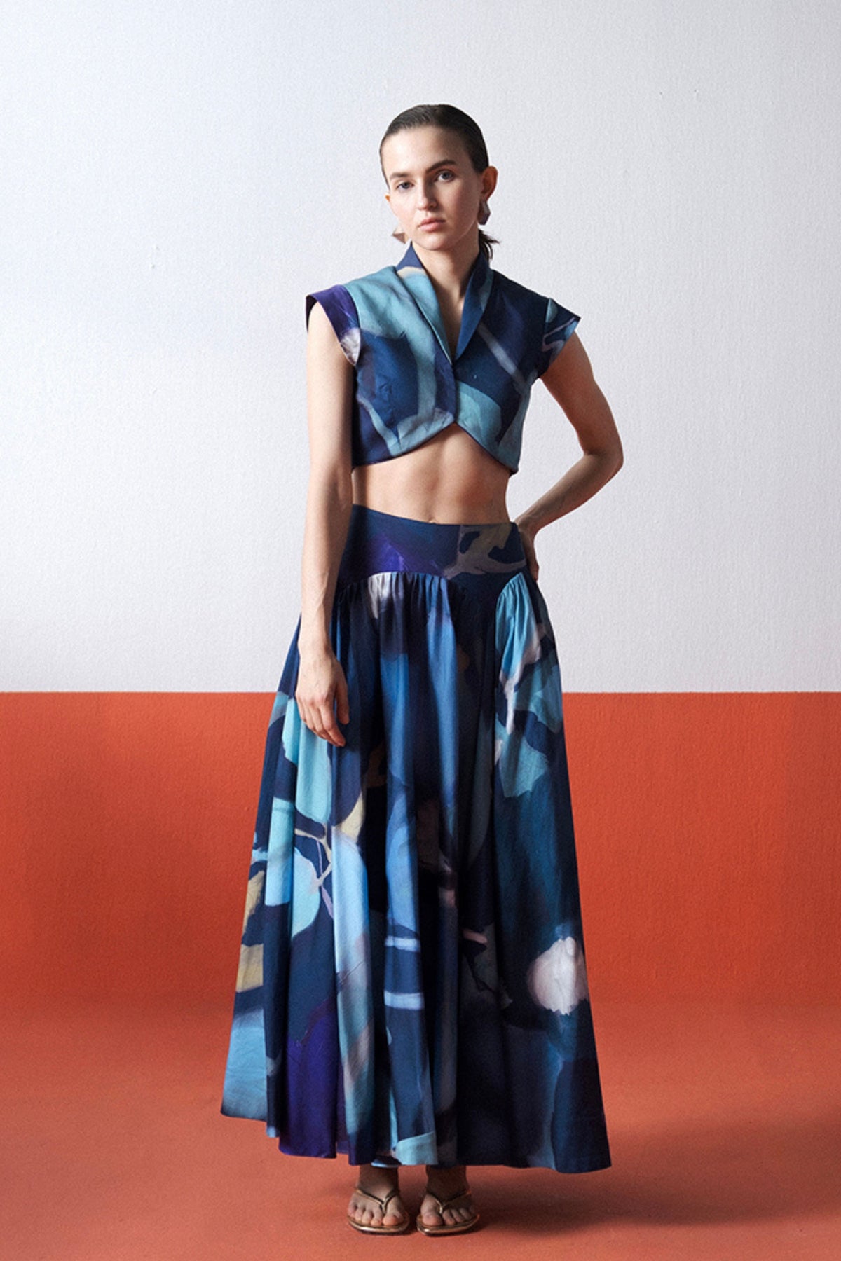 Blue Lagoon Skirt Set