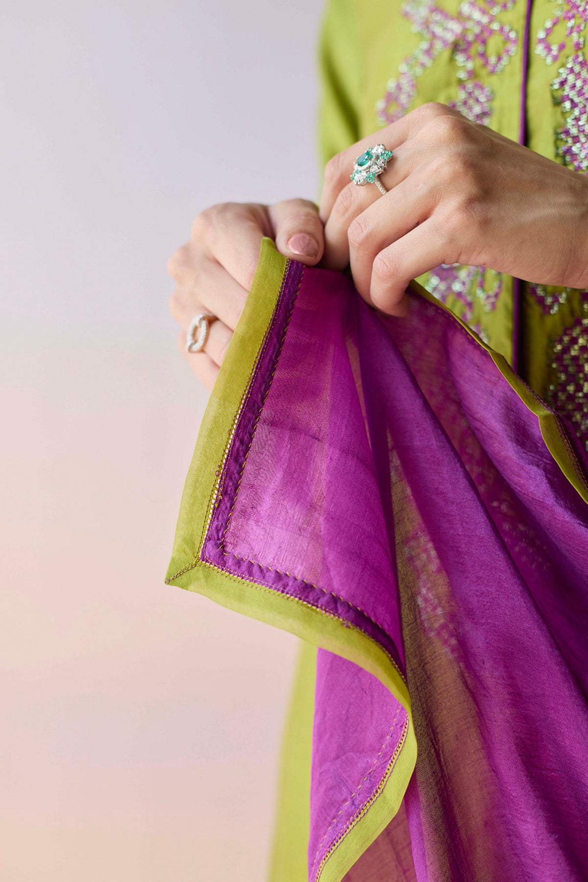 Riverstone Green Kurta and Pants