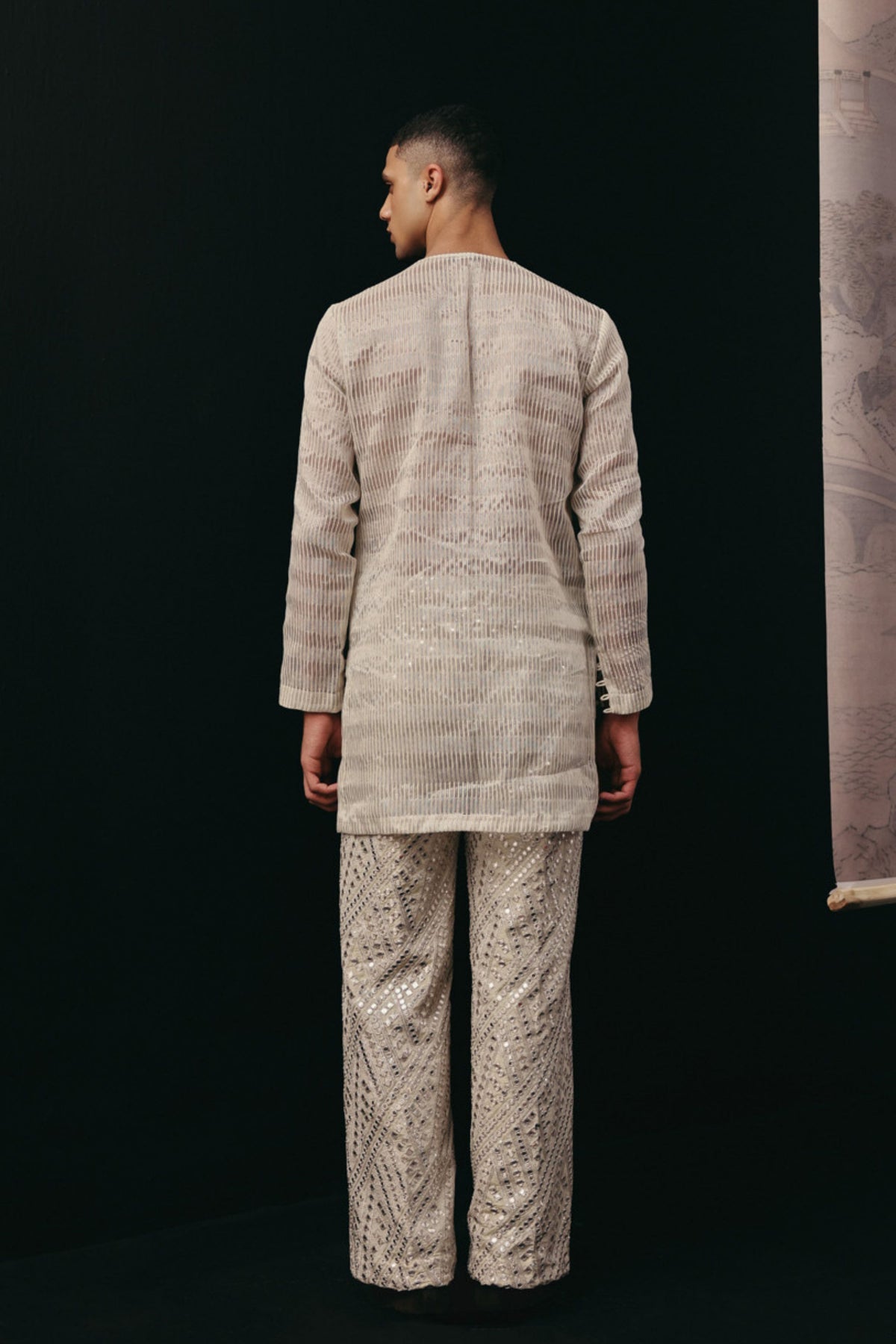 Mirrorwork Flared Pants