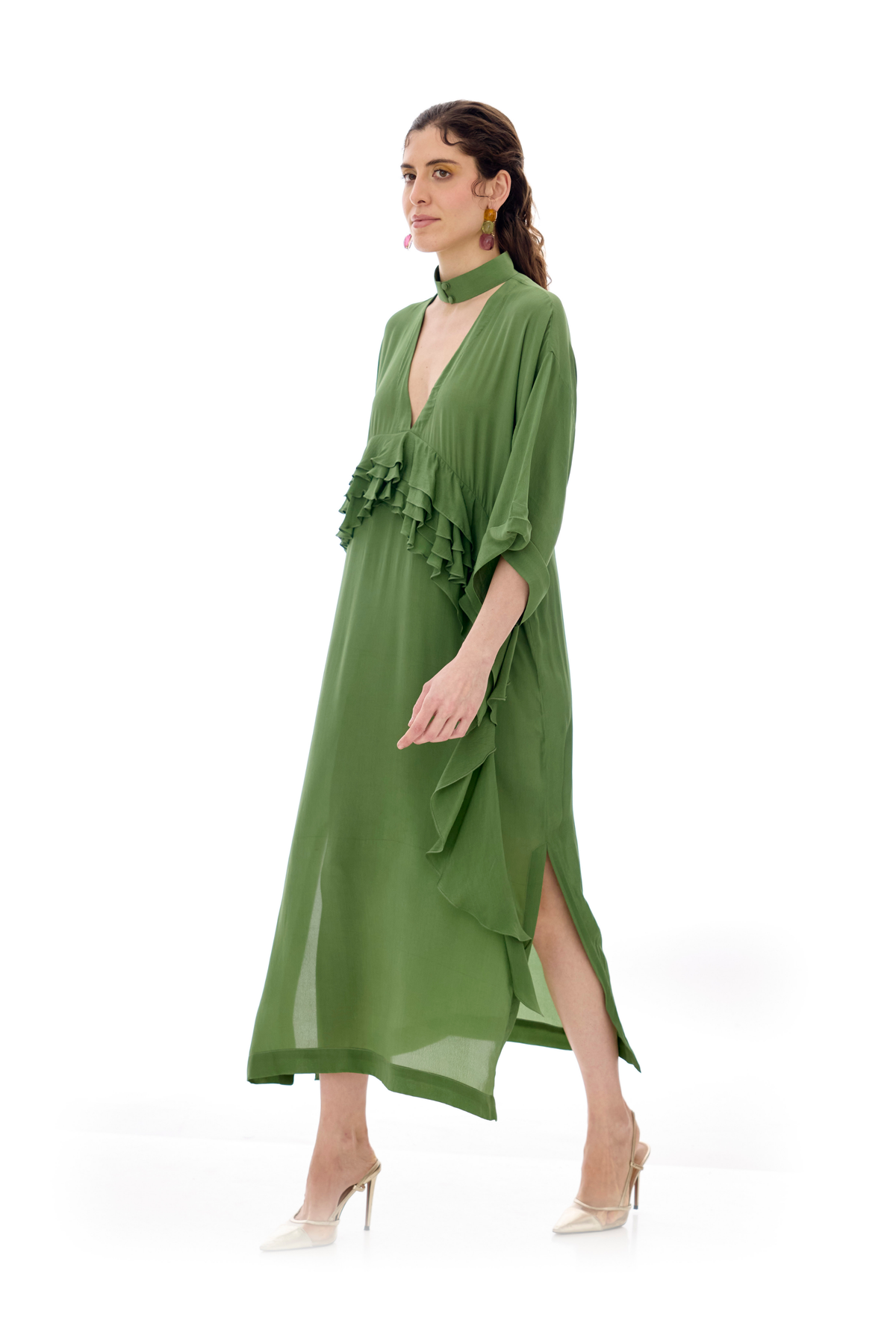 Nadia Green Boxy Dress