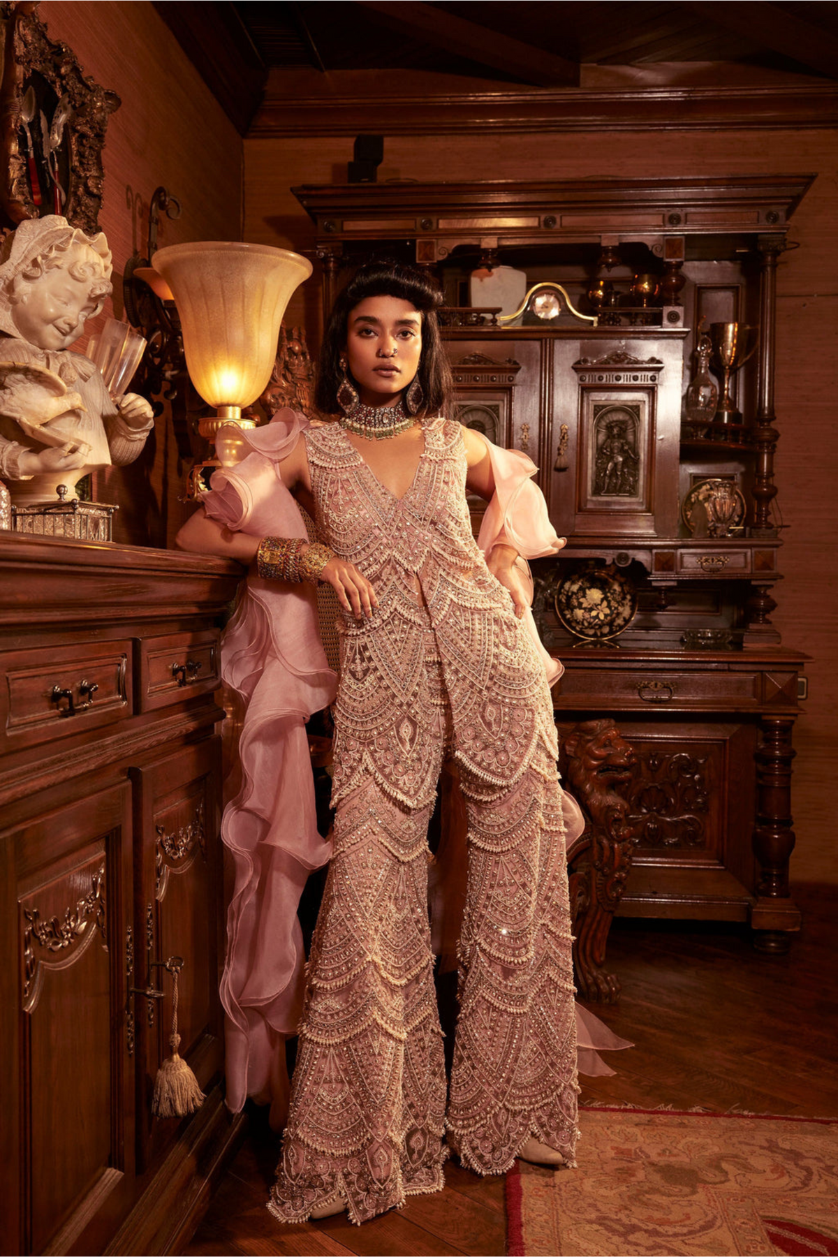 Rooh Lilac Sharara