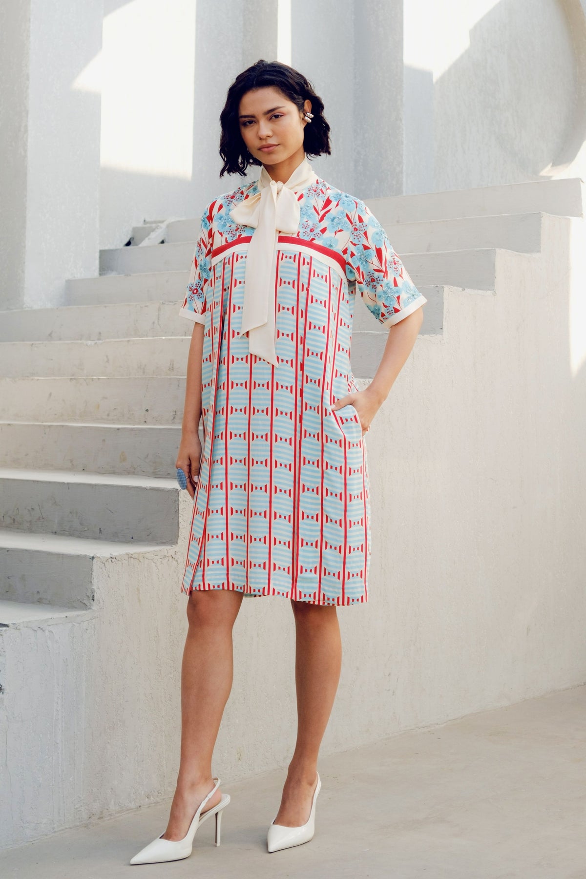 White Illusion Dress