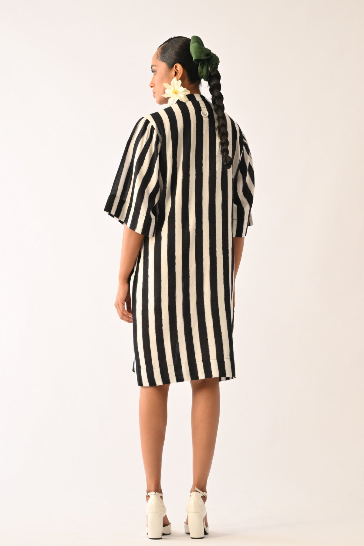 Revolt B&W Beach Applique Dress