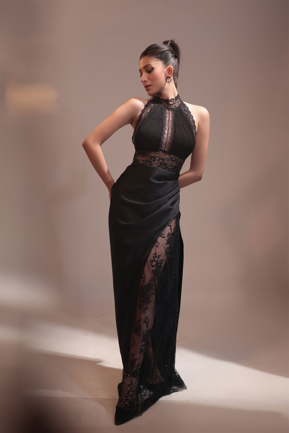 Ombrelle Draped Skirt Set