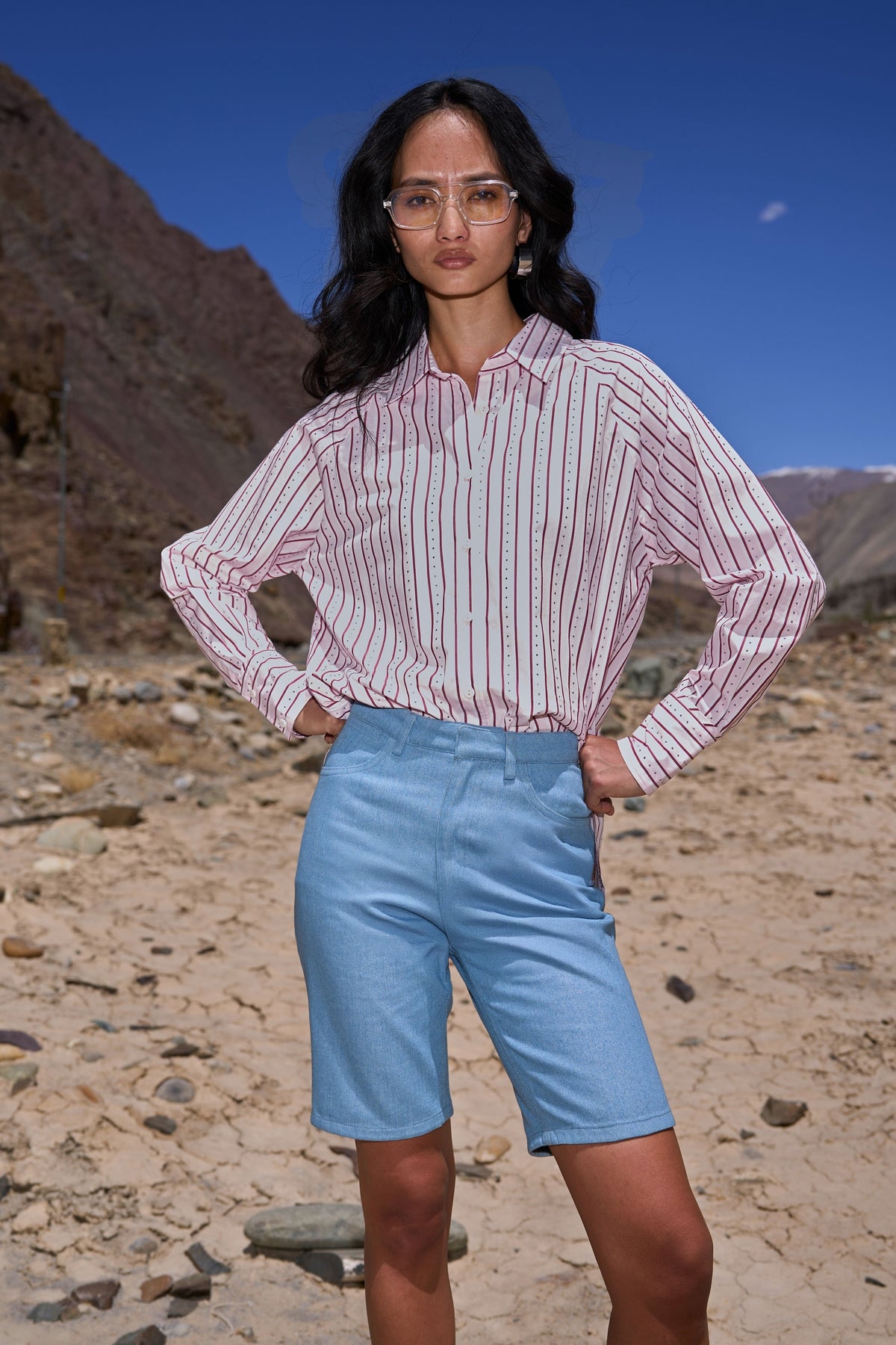 Swarovski Stripe Shirt