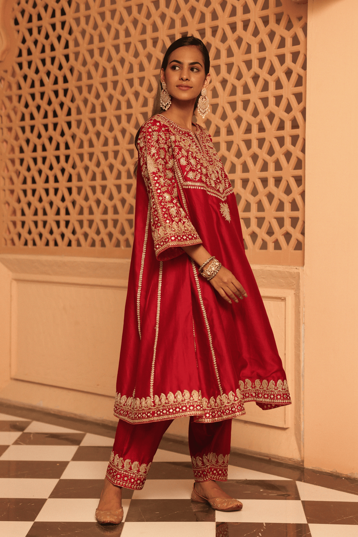Aiman Short Chauga With Salwar