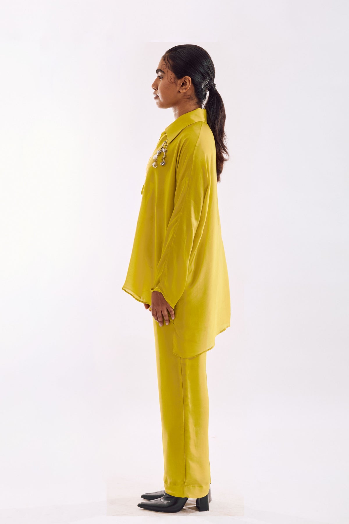 Lime Tassel Co-ord Set